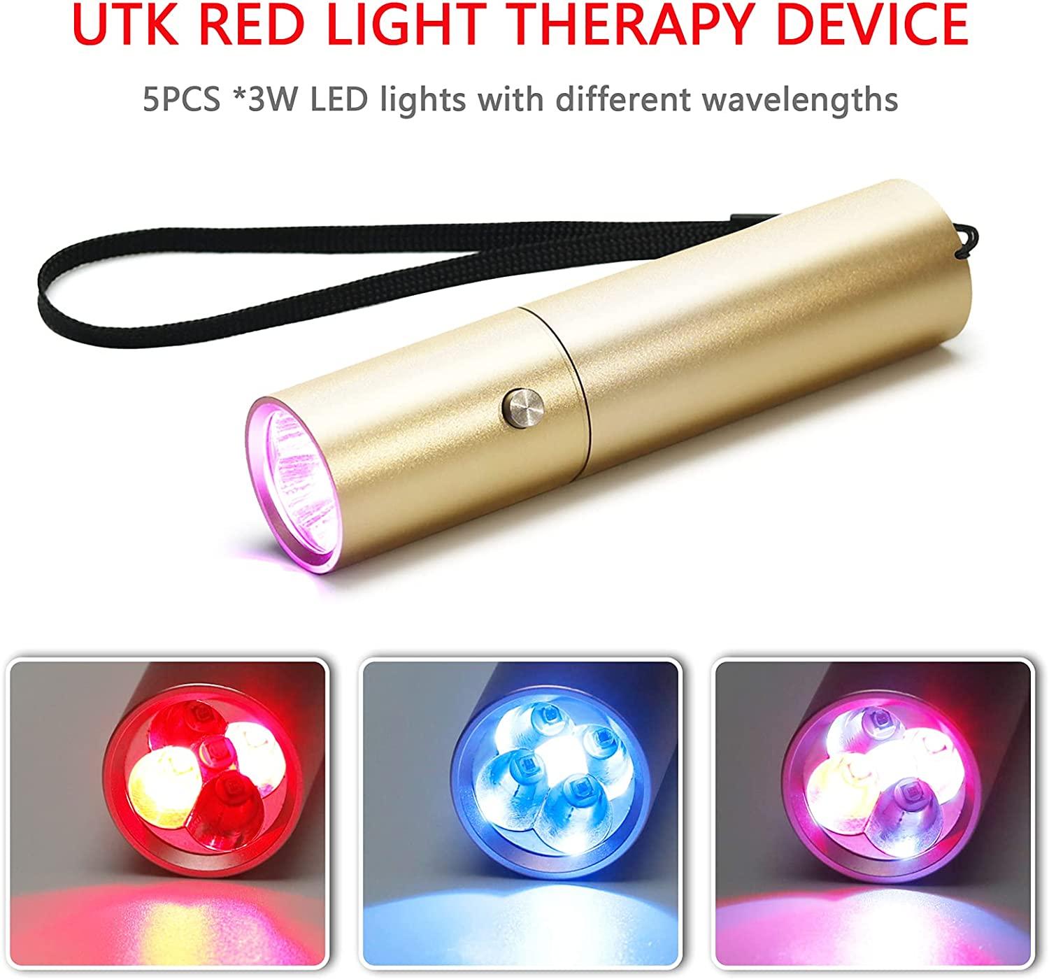 UTK Red Light Therapy Device with 5 Wavelengths(470630660850940nm