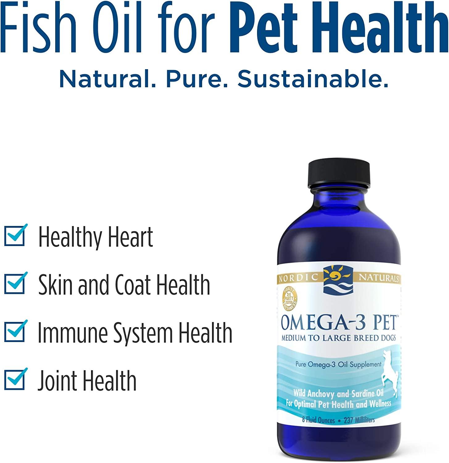 Nordic Naturals Omega 3 Pet 8 fl oz 237 ml