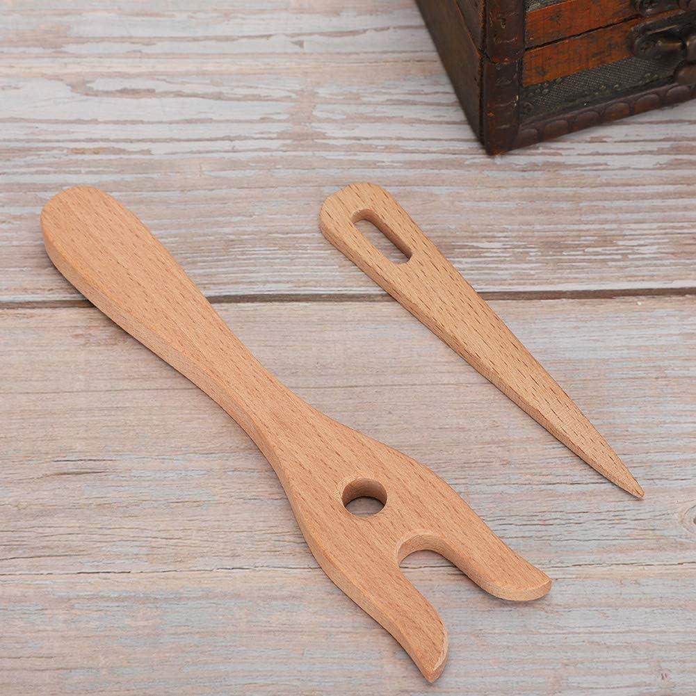 Yosoo Health Gear Knitting Fork Weaving Tools, Lucet Fork, Fork Type Wooden  Knitting Tools DIY Weaving Tools for Bracelet Necklace Braided Tools