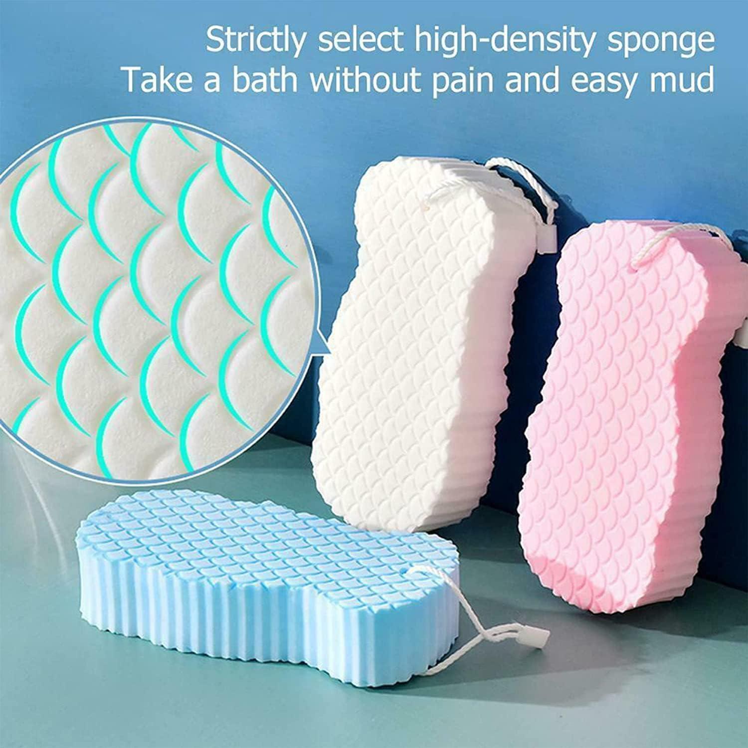 1 Pcs Soft Exfoliating Bath Sponge Set Includes Bath Body Shower Sponge  Reusable Bath Sponge Brush Dead Skin Remover Moisturizing Scrubber with 1