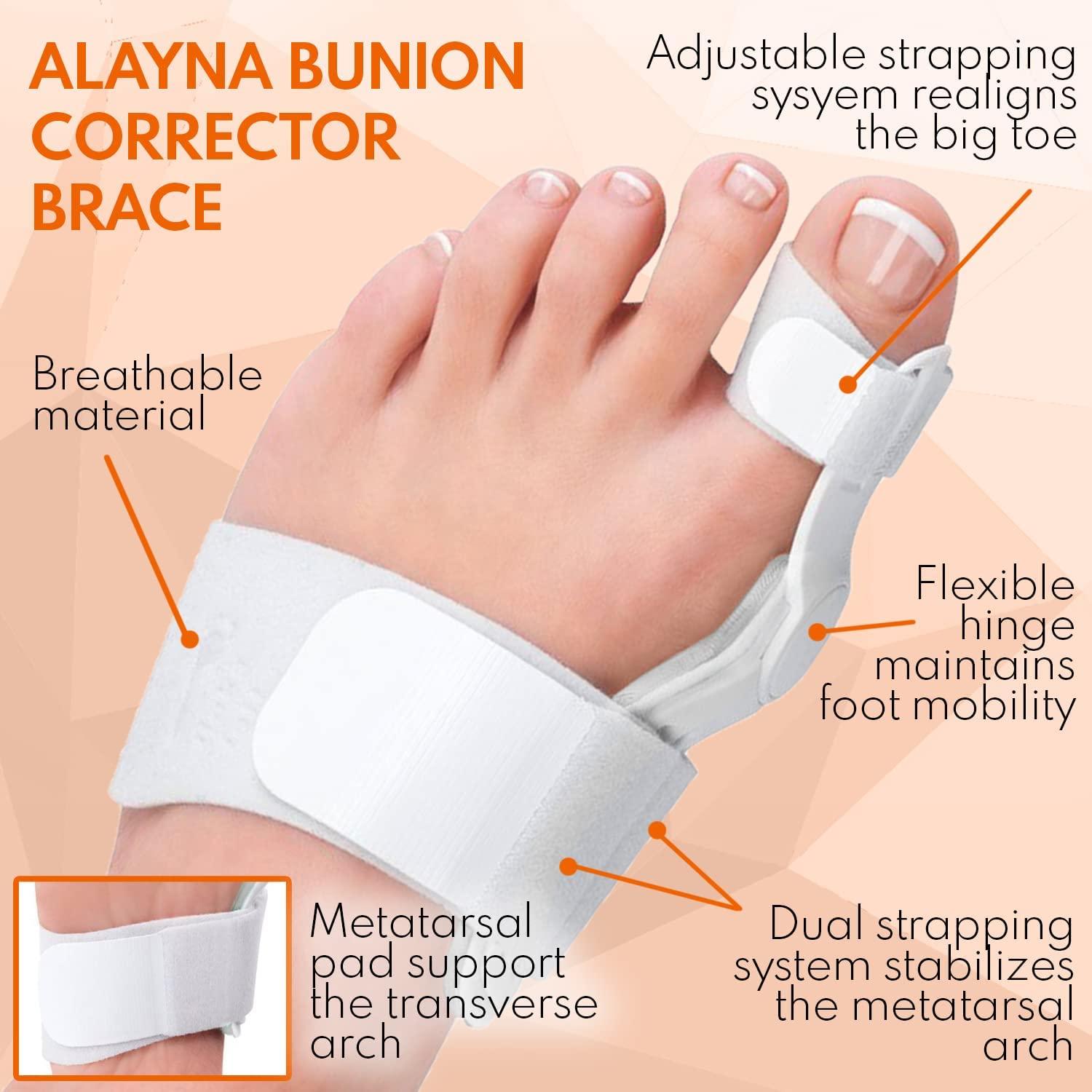 Bunion Corrector & Relief Orthopedic Splint Pads for Men & Women