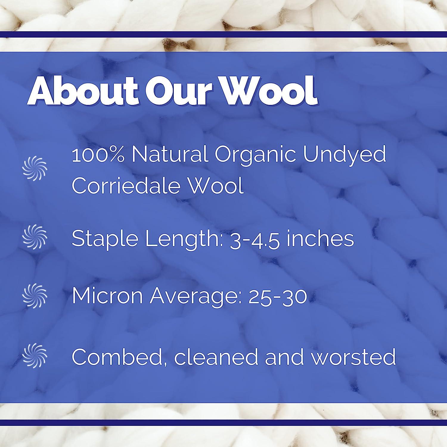 Sheep Wool Roving, 1 lb (or MORE) Wool Roving, Spinning wool, Felting –  Shep's Wool