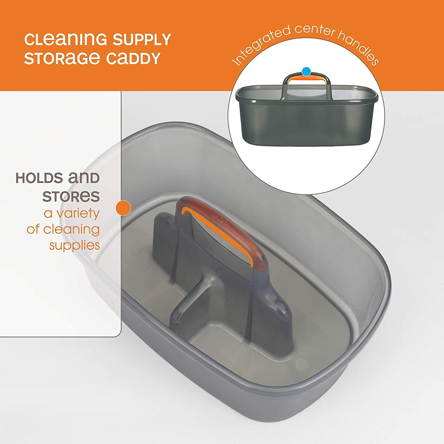 Casabella Rectangular Cleaning Caddy with Handle
