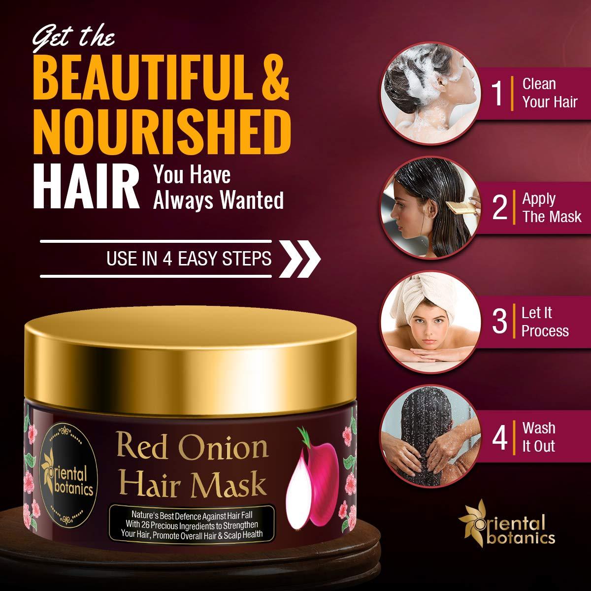 Oriental Botanics Red Onion Hair Mask with Red Onion Oil & 26 Botanical