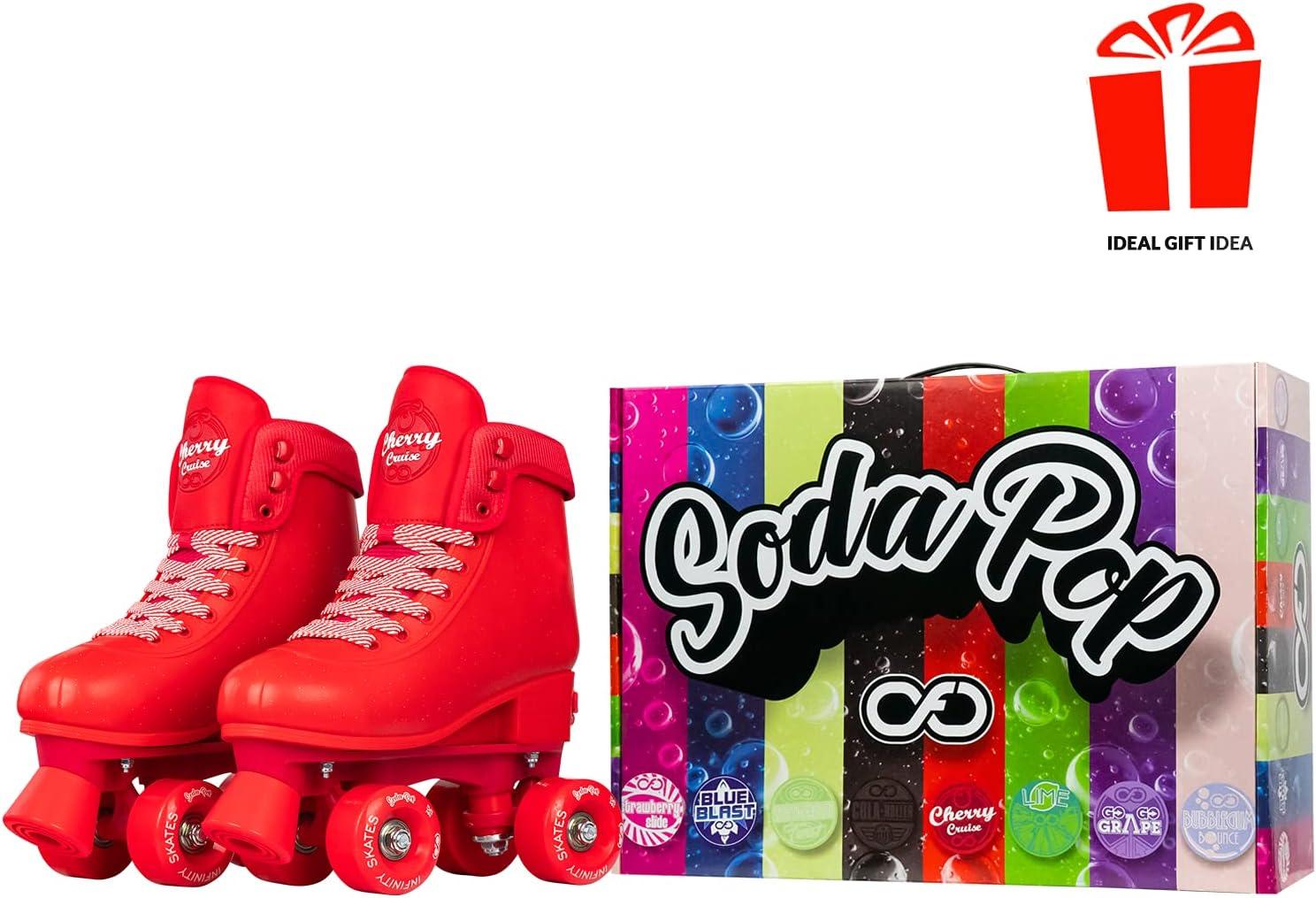 Crazy Skates Soda Pop Adjustable Roller Skates - Cherry