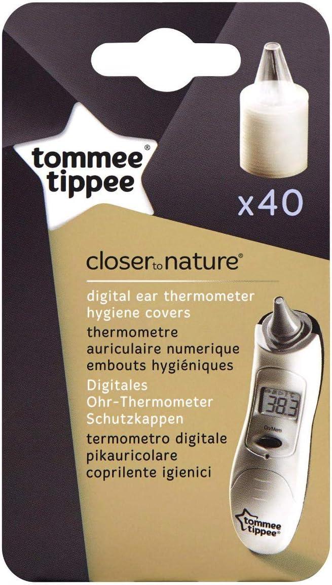 Tommee Tippee Closer to Nature Digital Ear Thermometer Hygiene Covers x40
