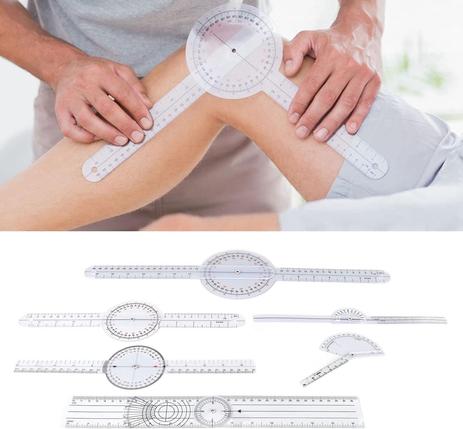 Finger Goniometer PVC Durable Physical Goniometer Light Weight