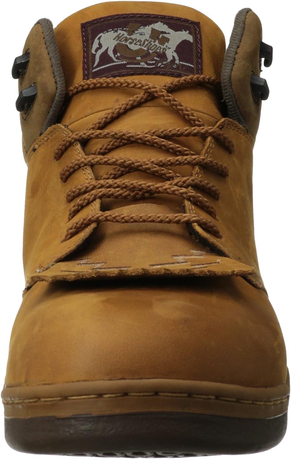 Mens roper horseshoe clearance boots
