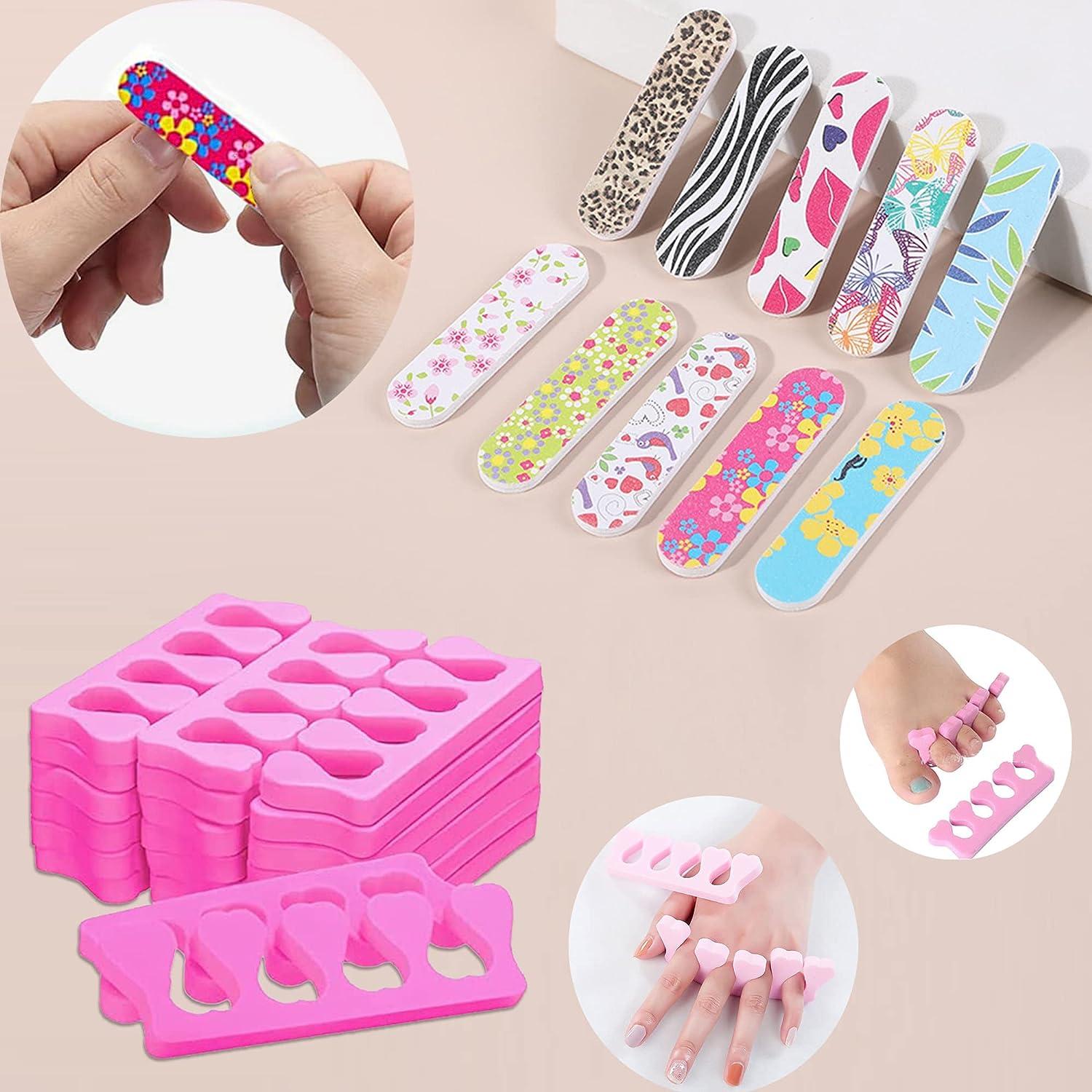 Spa Party Favors for Girls Multiple Spa Party Supplies with Gift Bags Nail  File Toe Separator