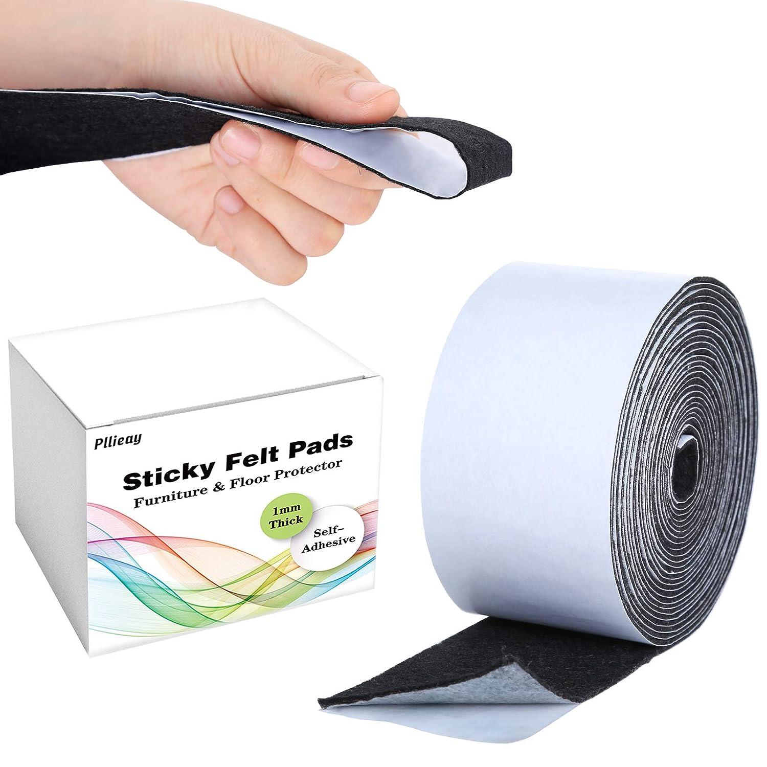 Pllieay 1 Pack Felt Tape in Self Adhesive Polyester Felt Tape
