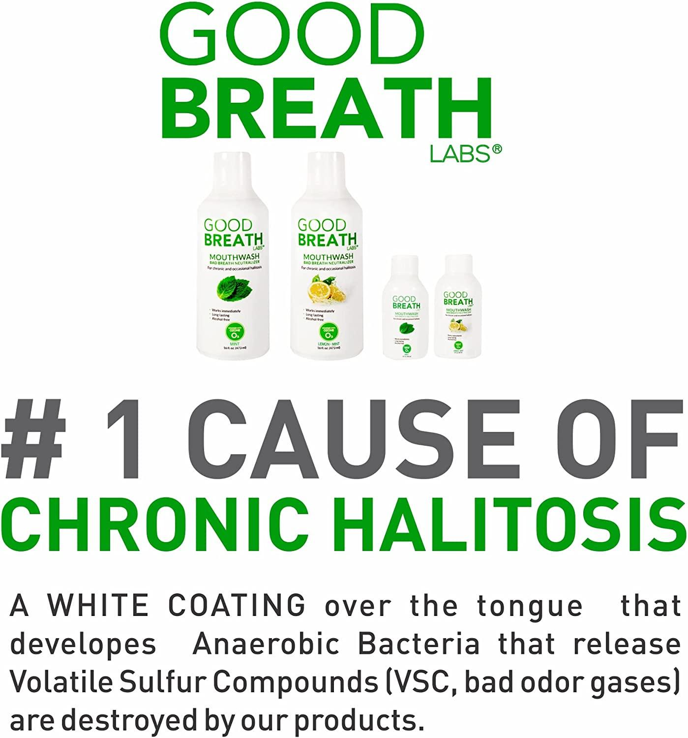 Goodbreath Labs Chronic Halitosis Mouthwash Alcohol Free & Mint