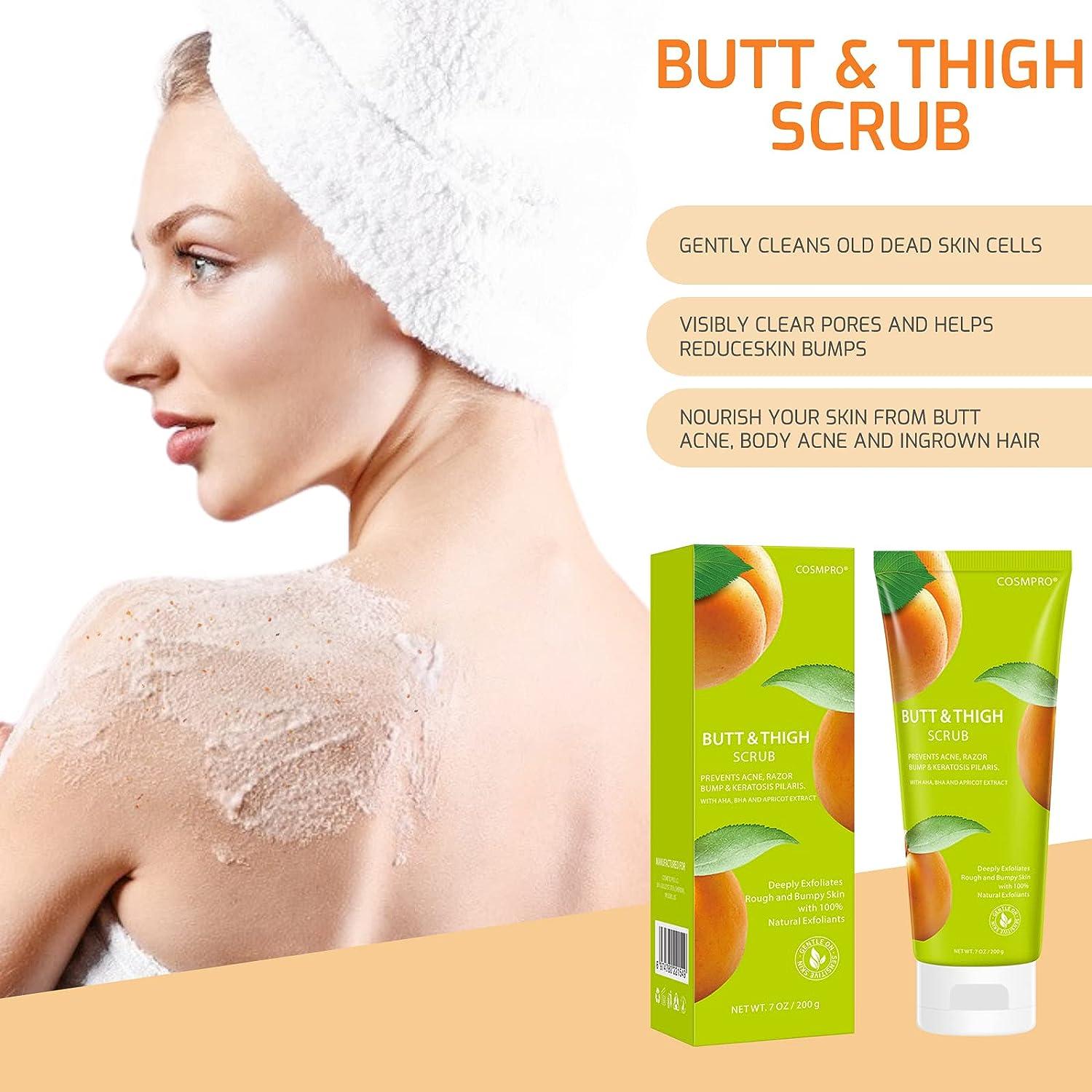Cosmpro Butt Exfoliating Scrub KP Bump Eraser for Bikini Area AHA
