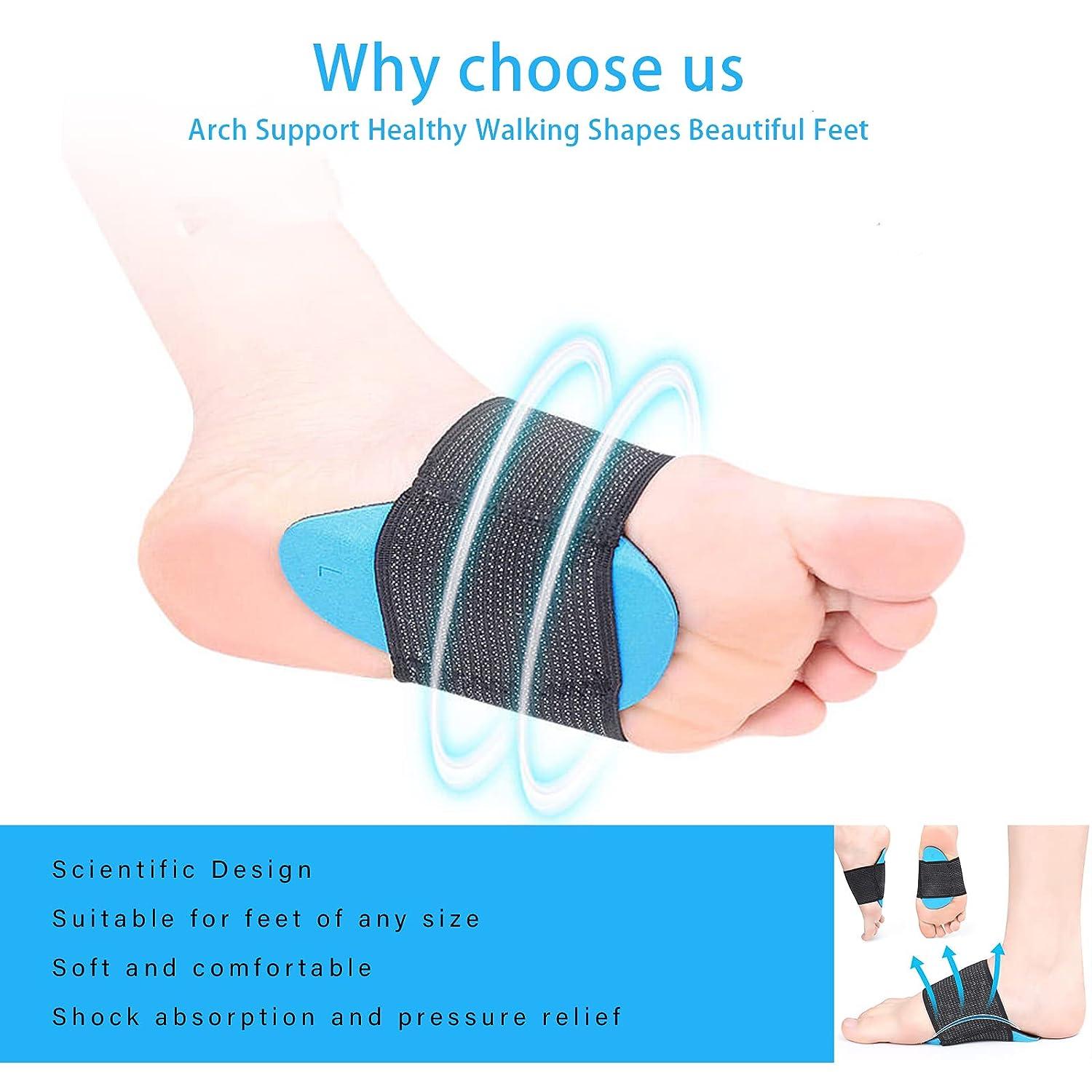 Mand Loiver Plantar Fasciitis Relief Arch Support Brace (1 pair