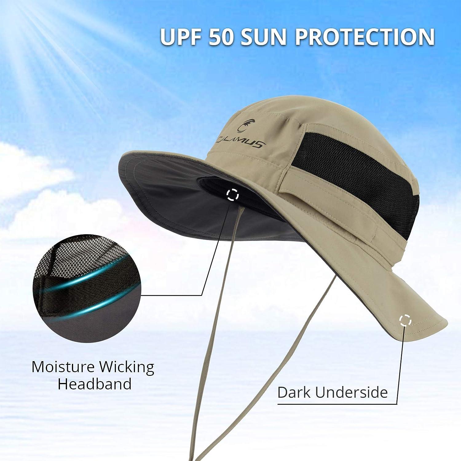 Calamus UPF 50 Boonie Sun Hat Sun Protection Hat, Fishing Hat, Hunting Hat  Khaki