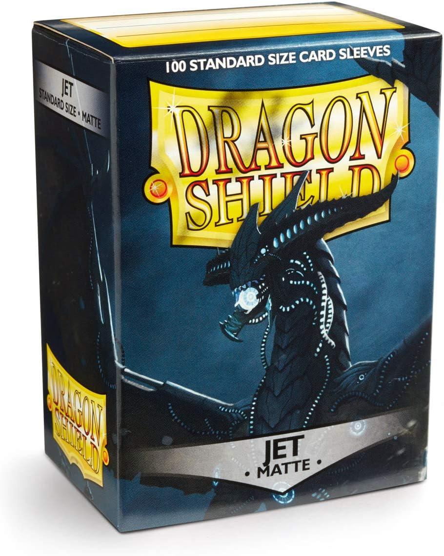 Dragon Shield Matte Jet 100CT Standard Size Card Sleeves - Smooth & Durable  for Pokemon, Yugioh, MTG - TCG OCG Compatible | Buy Now with Express  International Delivery | GoSupps.com