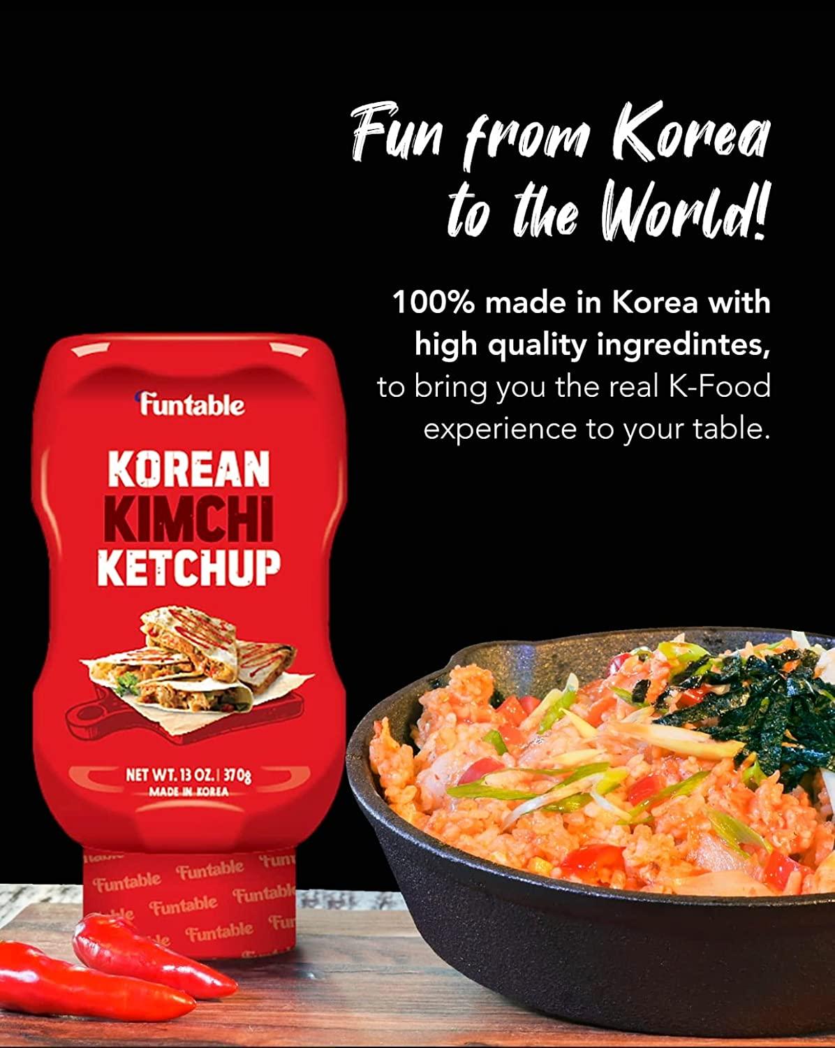 FUNTABLE KOREAN KIMCHI KETCHUP Spicy Tomato Ketchup With Authentic