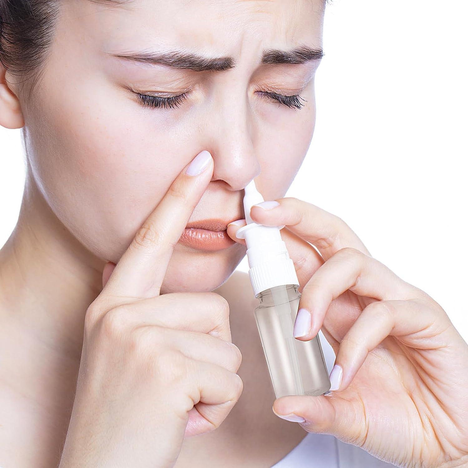 Giantree 7 Pcs Nasal Spray Bottle 10ML Small Empty Nose Spray Bottle