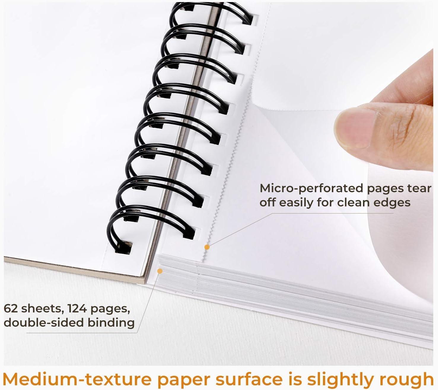Ohuhu Sketchbook Marker Paper Pad: 8.3x8.3 Square Art Sketch