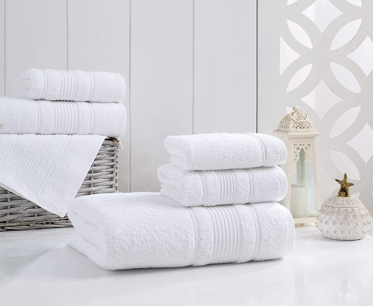 4-Piece Hand Towels Set  100% Turkish Cotton, Spa & Hotel Towels Quality,  Quick Dry Hand Towels for your Bathroom, Shower Towels (Black) 