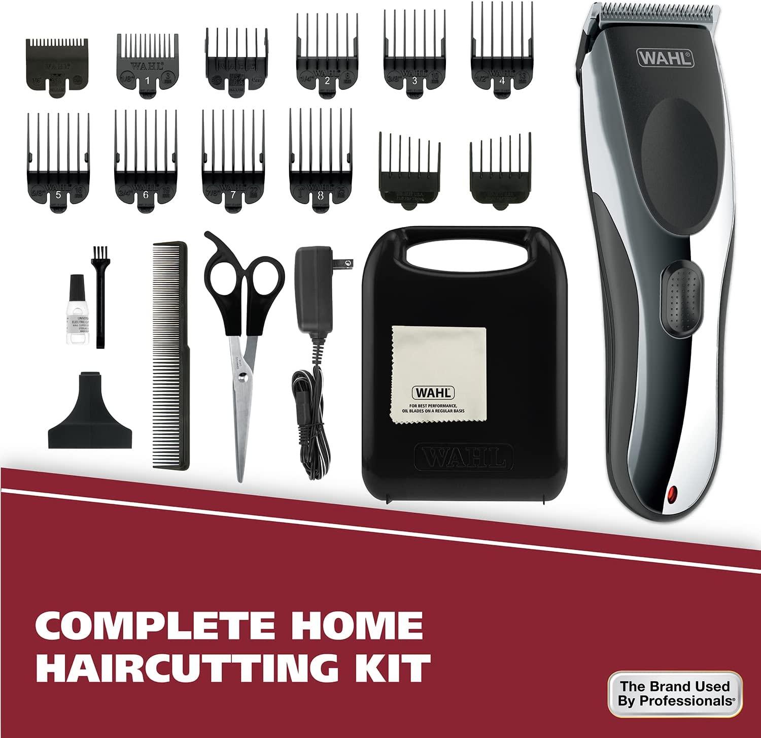 Wahl Clipper Rechargeable CordCordless Haircutting Trimming Kit for