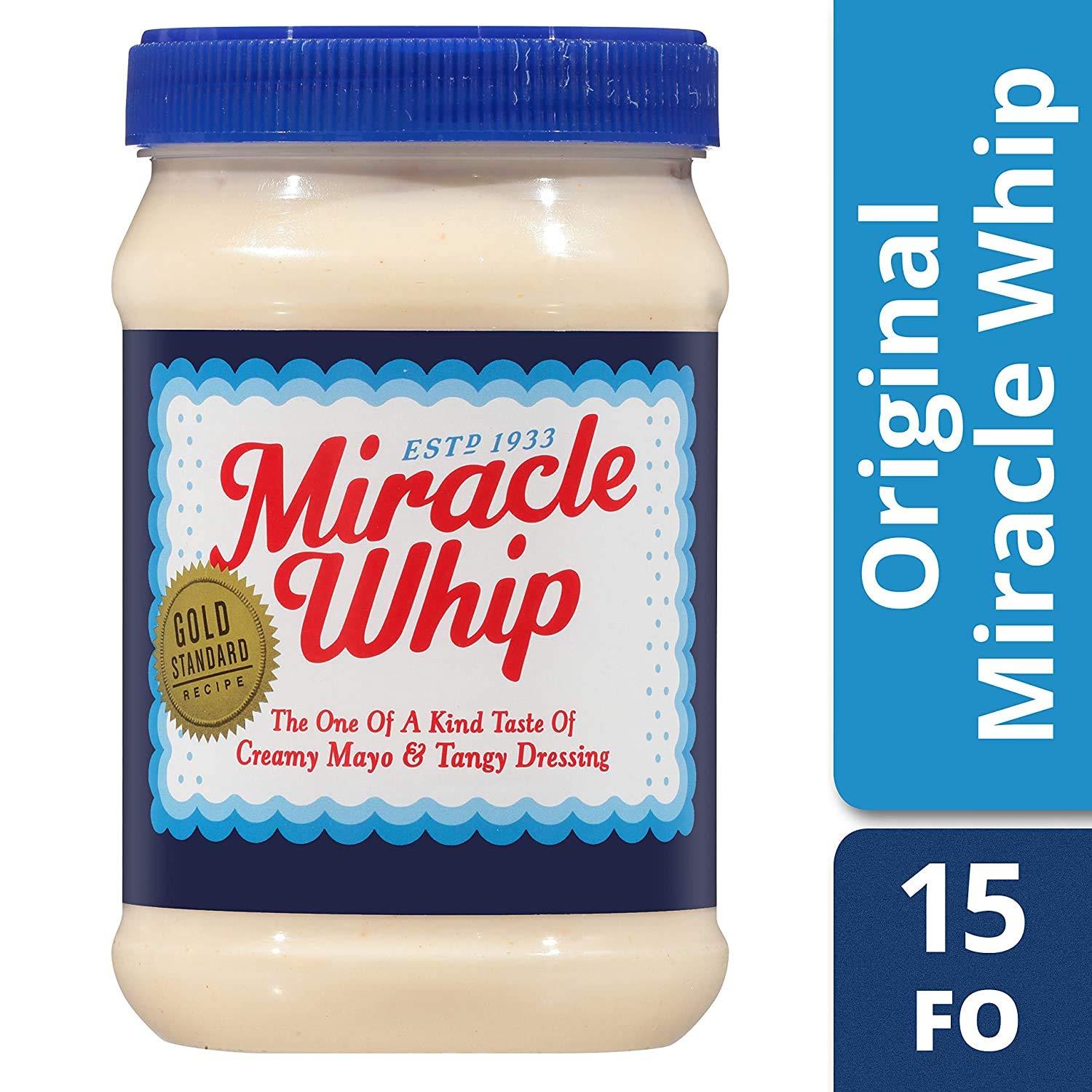 Kraft Gold Standard Recipe Original Miracle Whip - 1 Pk (15 oz) Original 15  Fl Oz (Pack of 1)