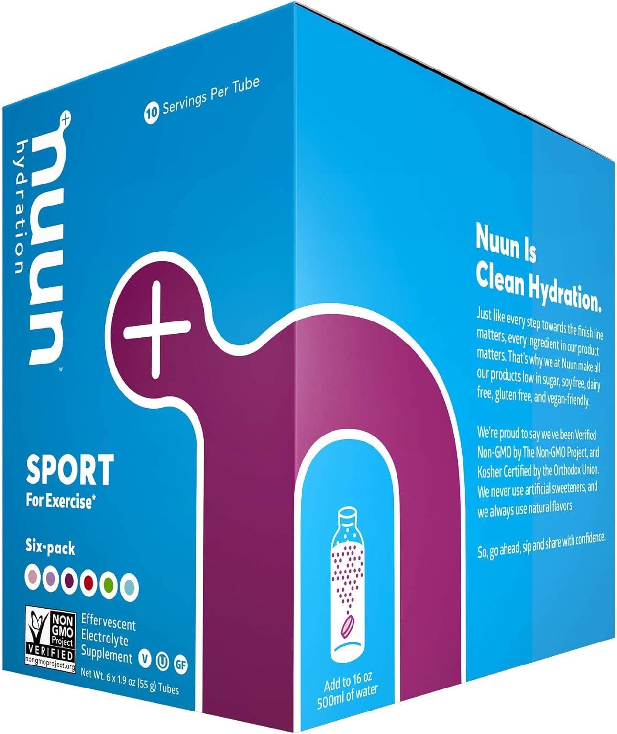 Nuun Sport Electrolyte Drink Tablets Variety Pack (60 Servings) 10