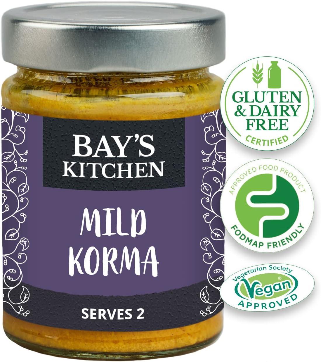 Bay's Kitchen Low FODMAP Mild Korma Stir-in Sauce Indian Curry