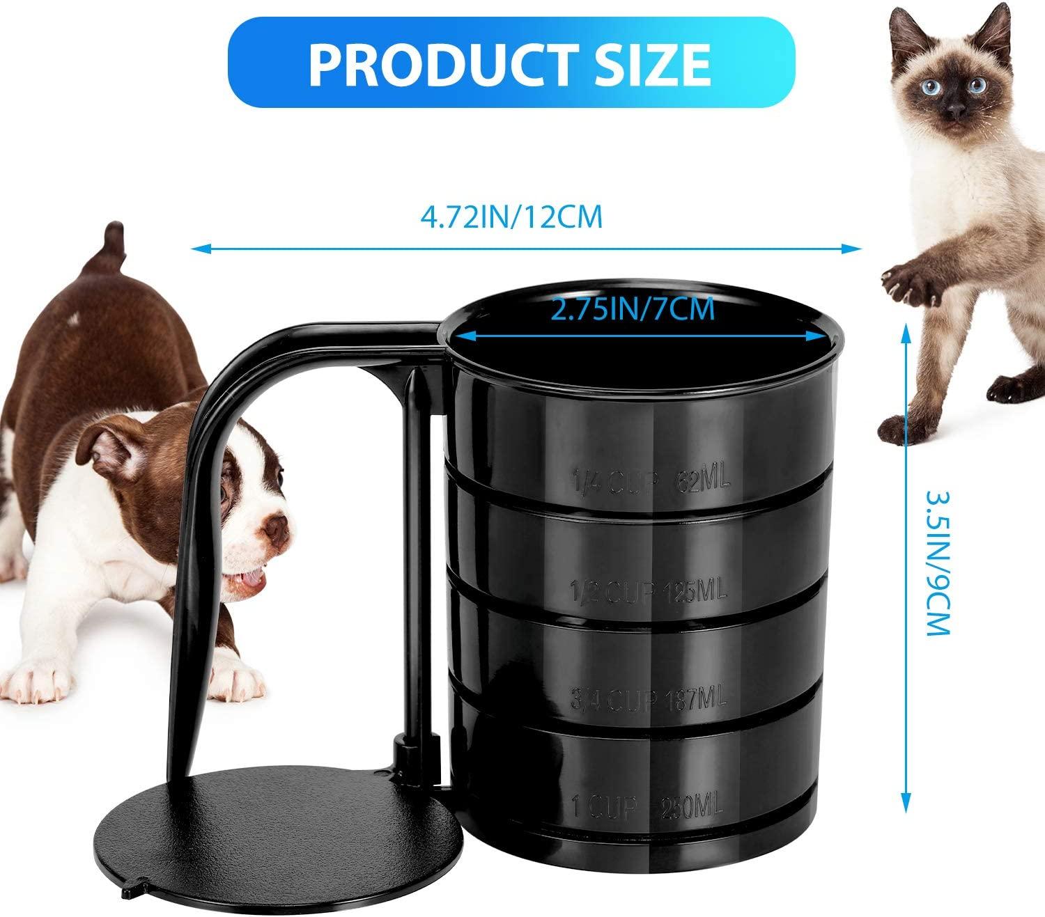 Dog Cat Food Scooper Pet Food Measuring Spoon Cat Measuring Cup