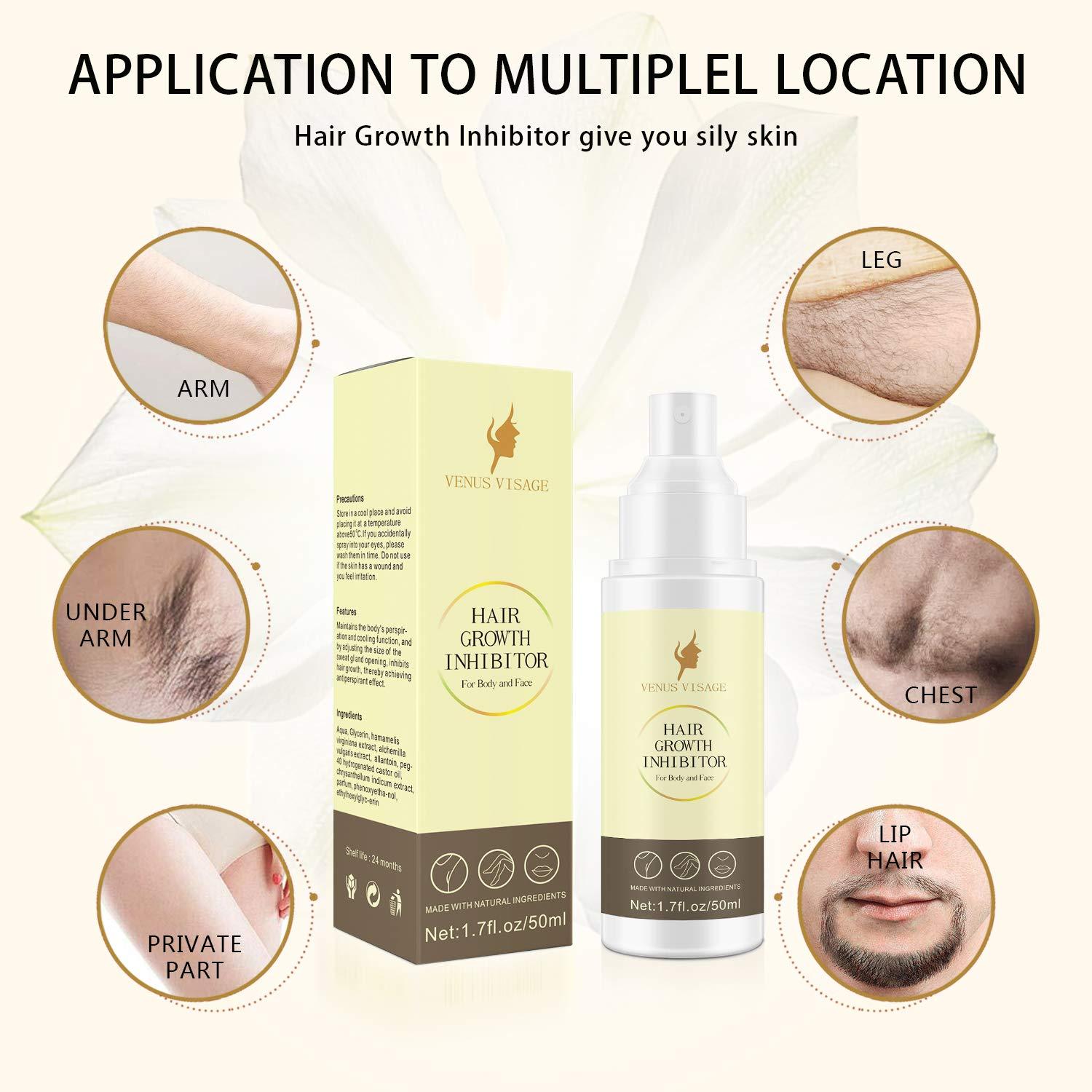 Hair removal inhibitor clearance