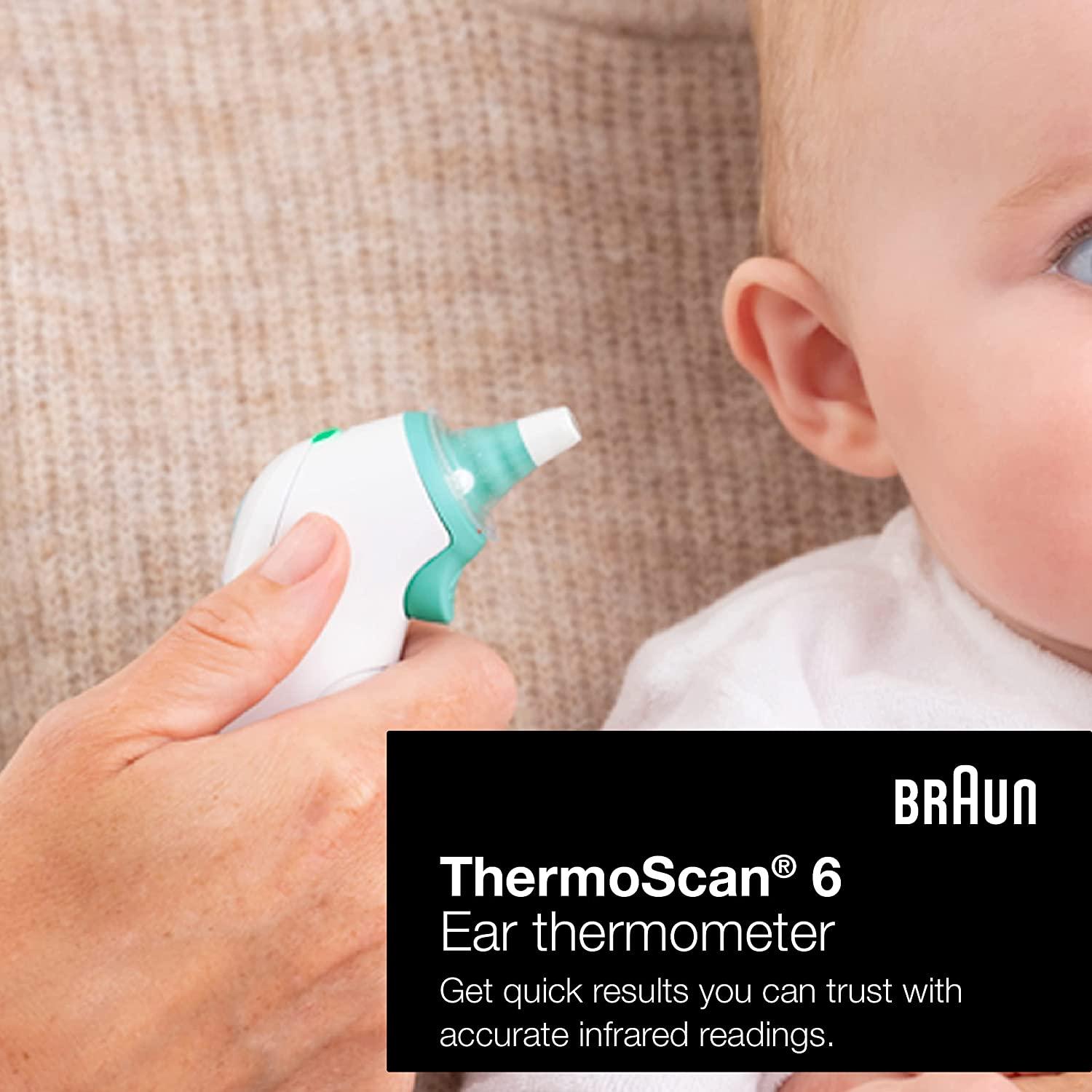 Braun ThermoScan 6, IRT6515 Digital Ear Thermometer for Adults, Babies