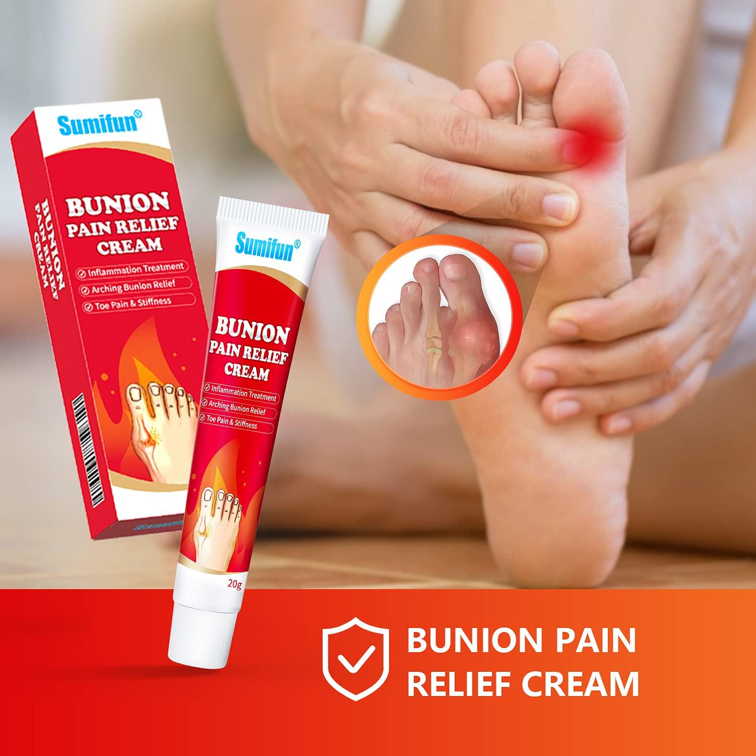 Sumifun Bunion Pain Relief Cream 4 Count Toe Swelling and Bunion