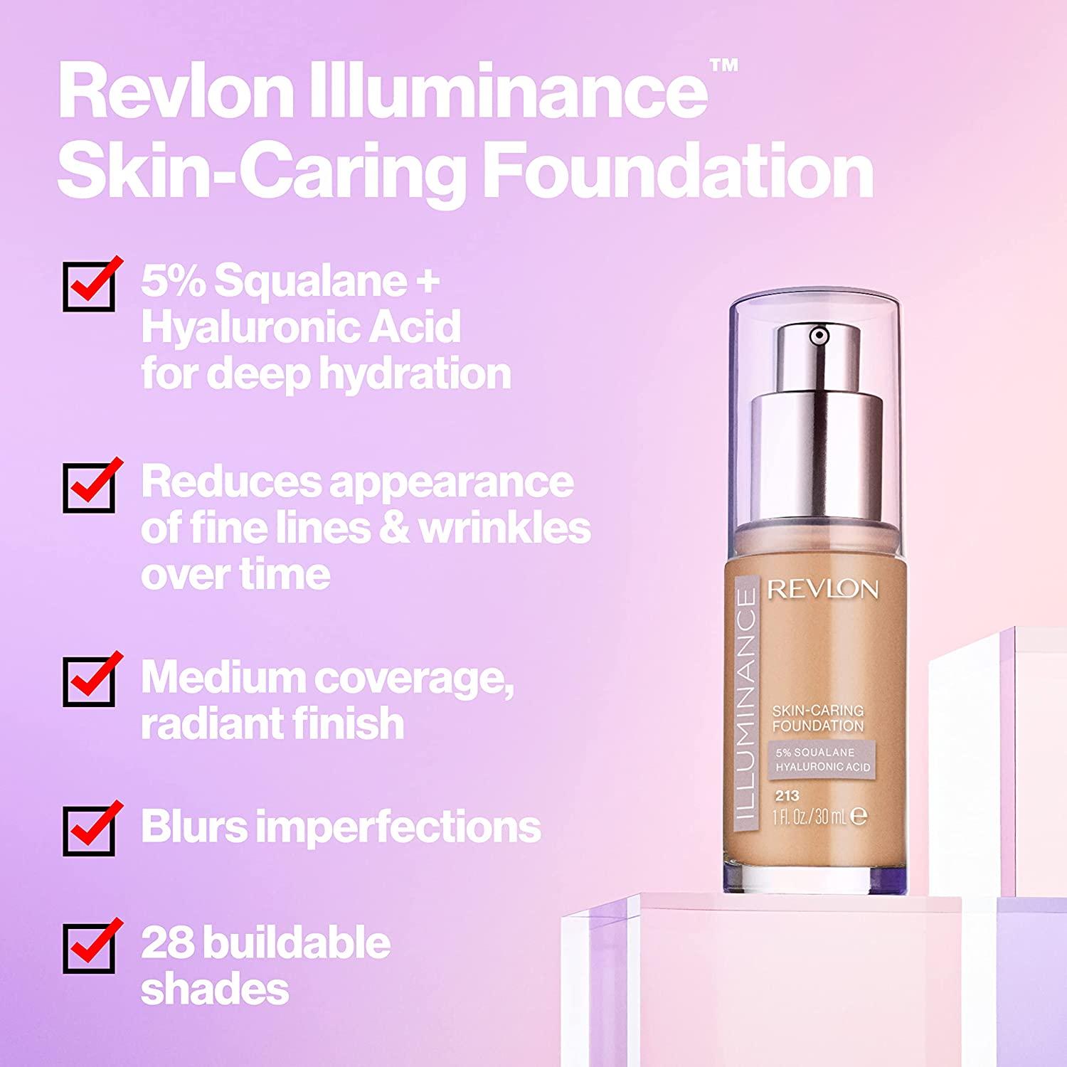 Revlon Illuminance Hyaluronic Acid Liquid Foundation 117 Light Beige