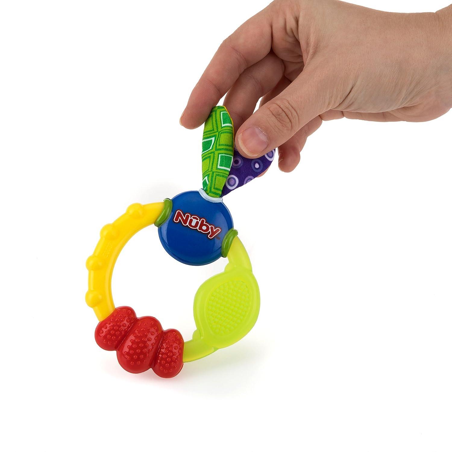 Nuby Wacky Teething Ring (2 Pack) - Soothing Baby Teether - 2 Count | Buy Now with Express International Delivery | GoSupps.com Nuby Wacky Teething Ring (2 Pack) - Soothing Baby Teether - 2 Count | Buy Now with Express International Delivery | GoSupps.com