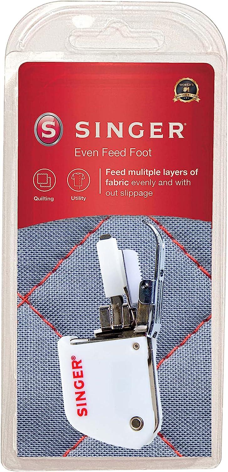 SINGER Even Feed Walking Presser Foot Fork, Perfect for Matching