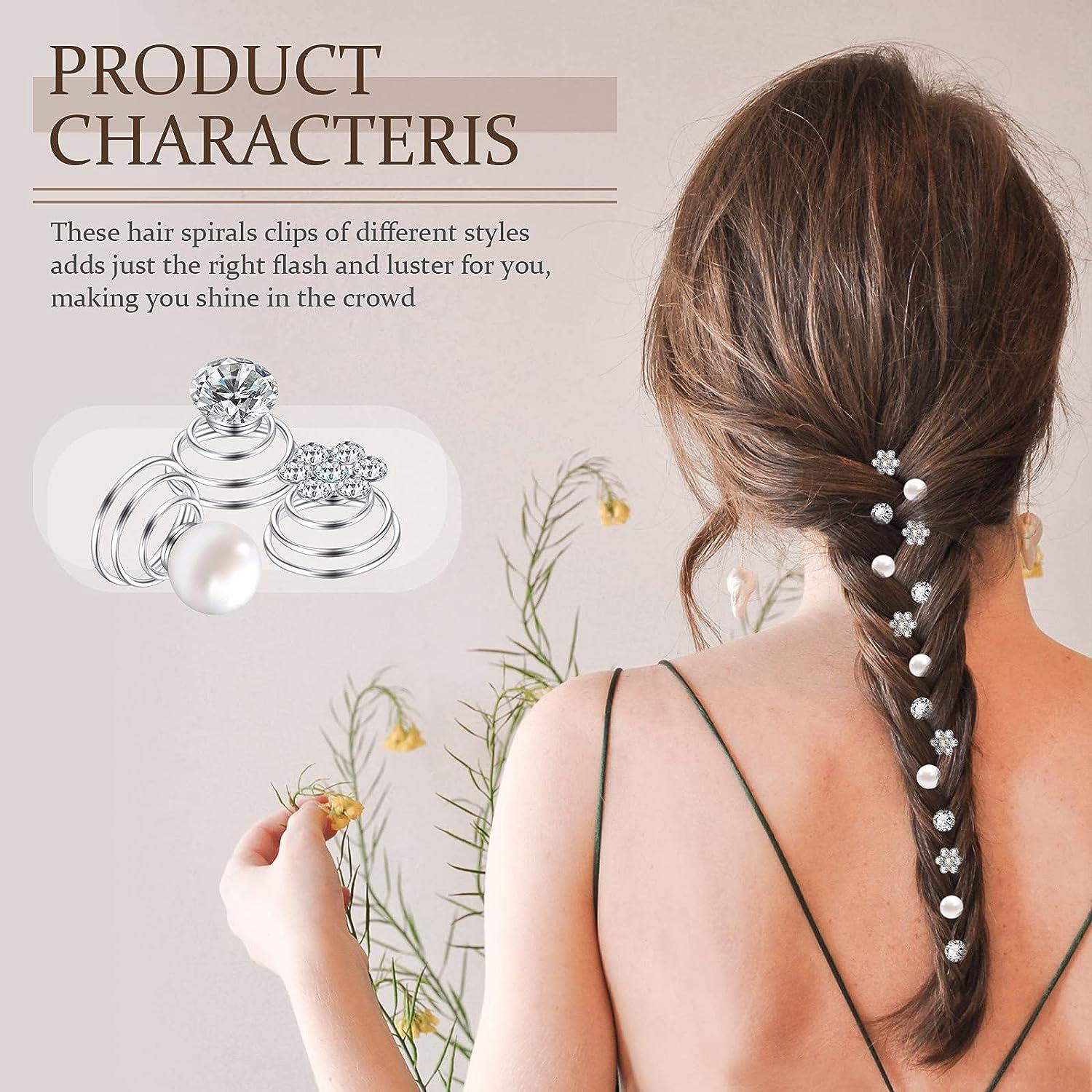Hair Accessories Pearl Hair Twists Fashion Pearls Flower Hair