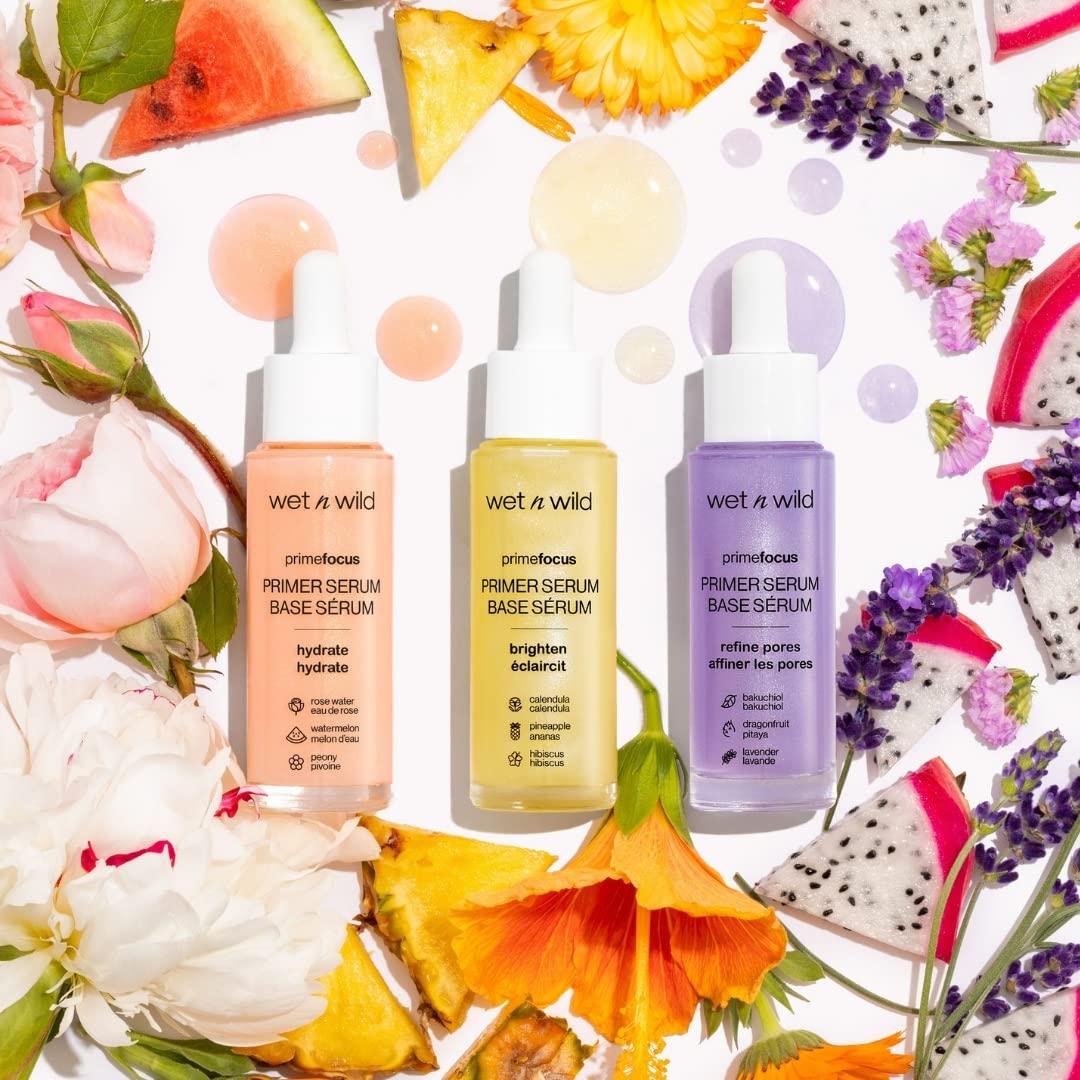 wet n wild Prime Focus Primer Serum for Face Hydrating for Dry Skin Makeup Primer Serum