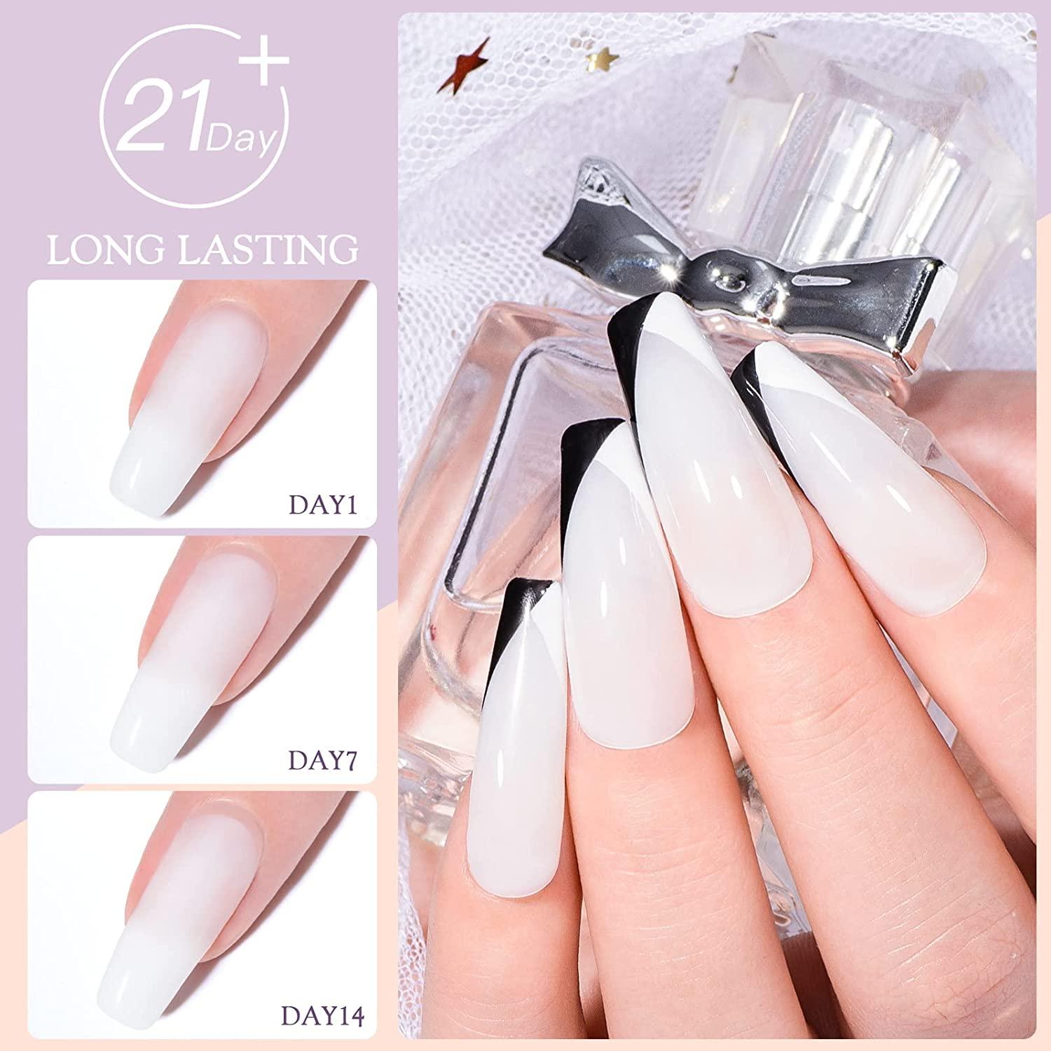 Buy GAOYPoly Gel Nail Kit with U V Light, 6 Pcs Builder Gel Nail Extension  Kit for Beginners with Everything Nail Art DIY at Home Online at  desertcartINDIA