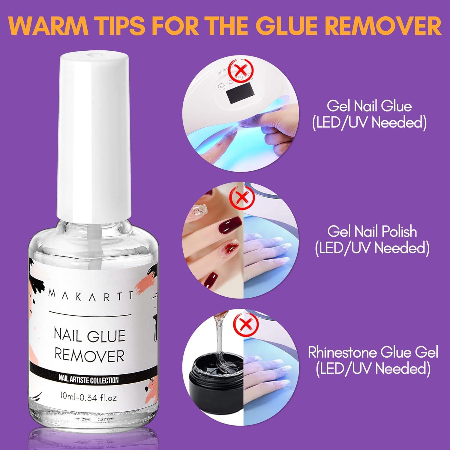 Gel Remover for Nails  Nail Glue Remover for Glue On Nails