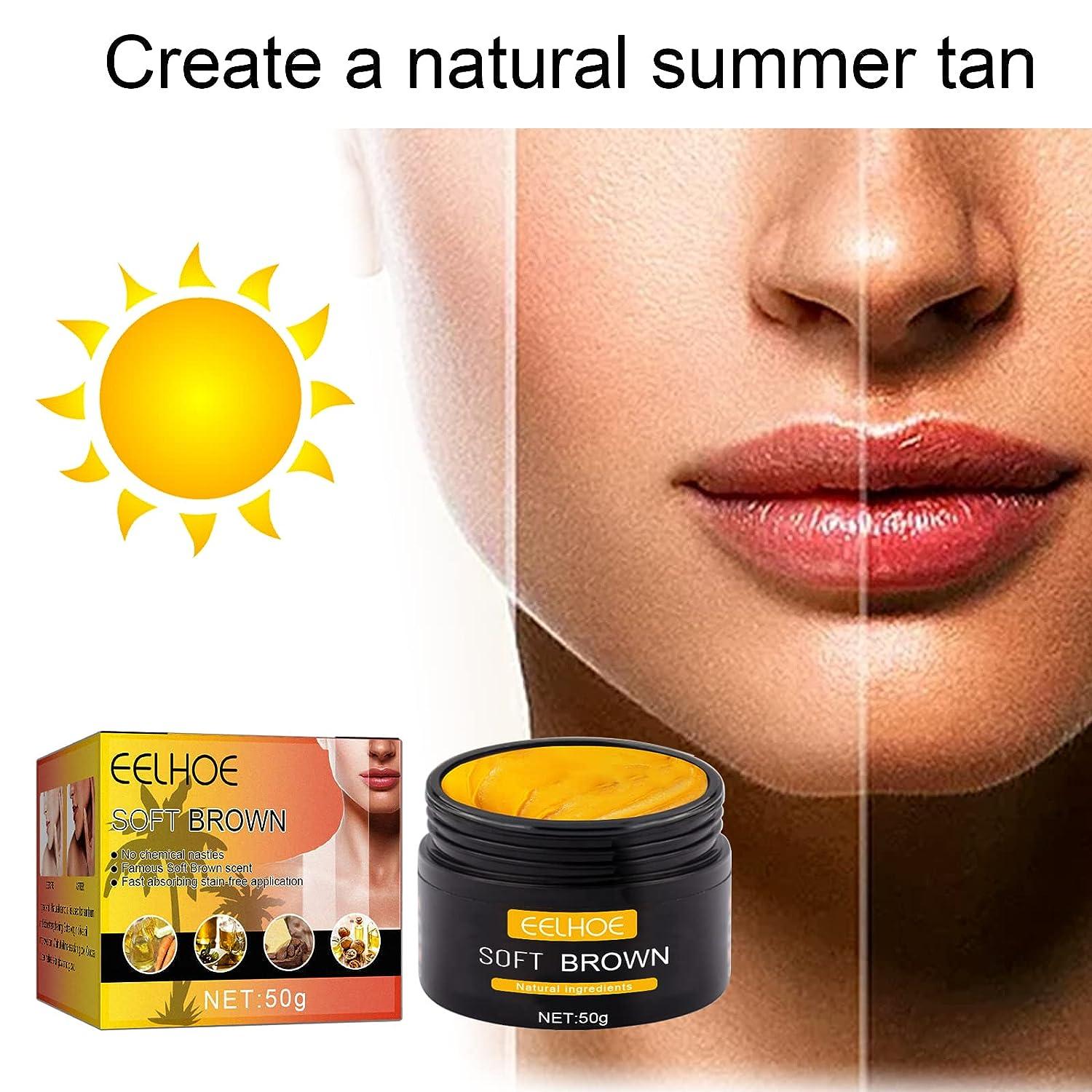 Eelhoe Intensive Tanning Gel Set Premium Brown Accelerator Cream for