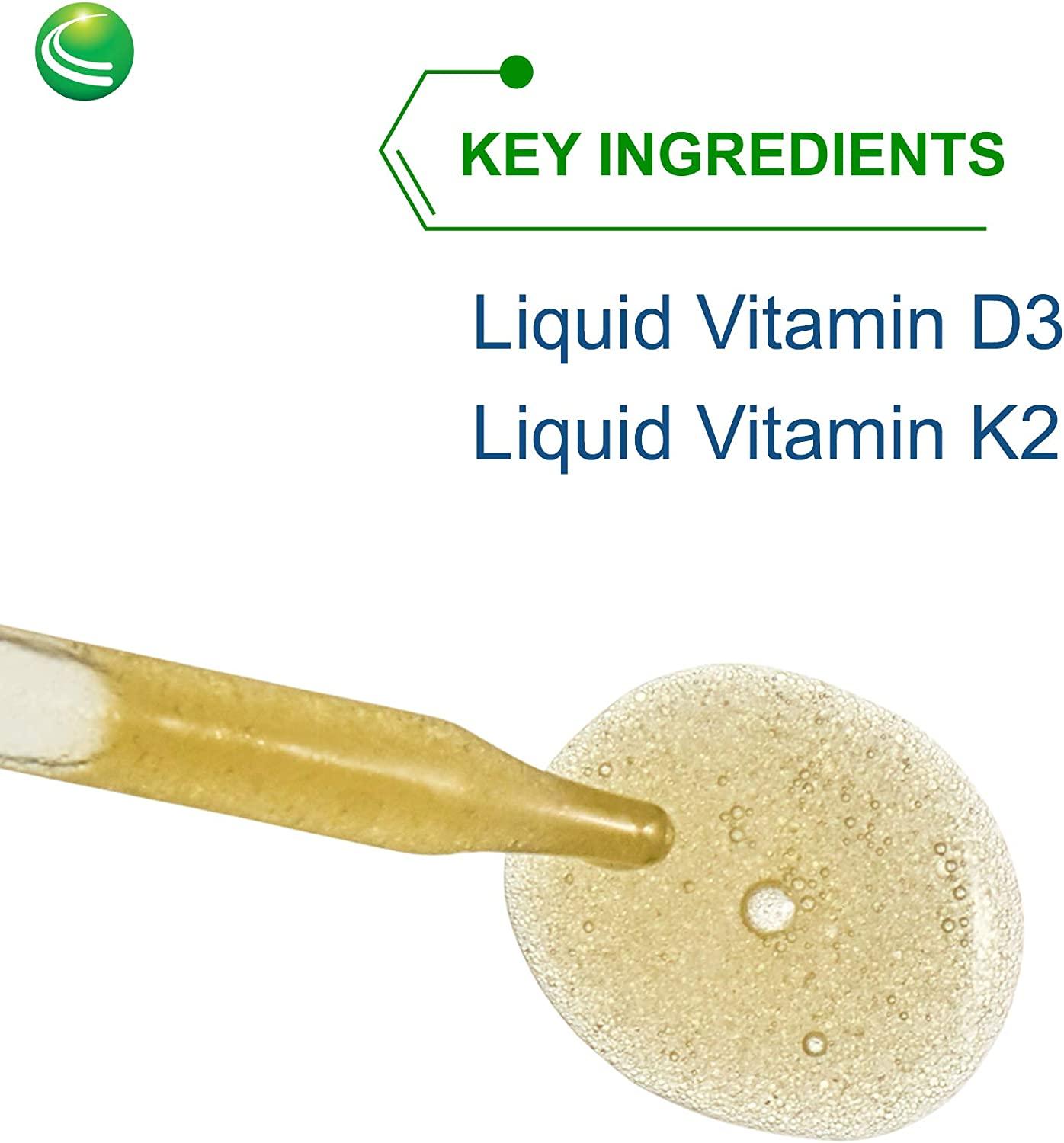 Nutra BioGenesis Vitamin D3/K2 Emulsion 1 fl oz (30 ml)