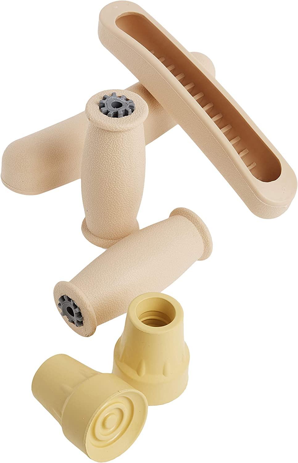 Drive Medical Crutch Accessory Replacement Kit, Tan