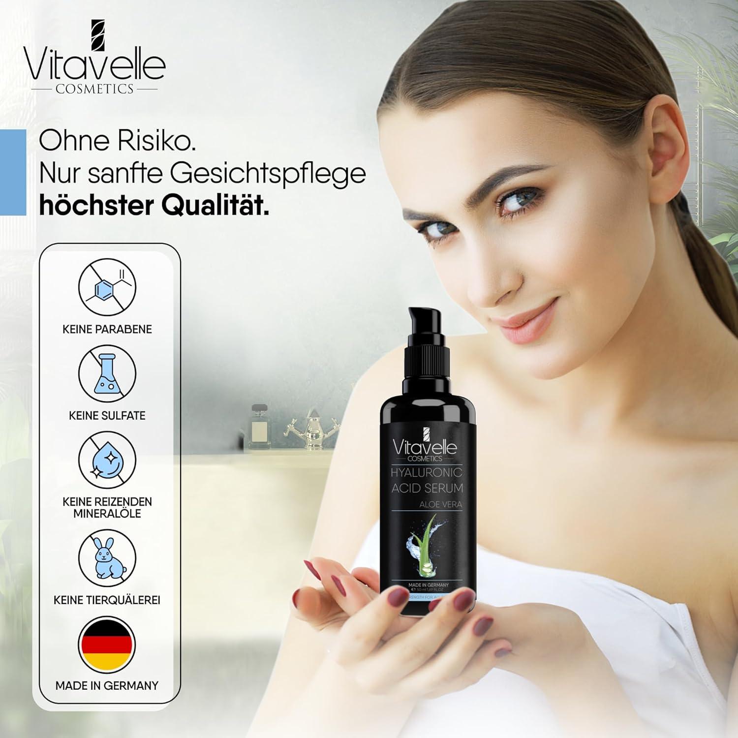 yaluron Serum hochdosiert - Aloe Vera Serum f r Gesicht - Anti Aging  Feuchtigkeitsserum f r glatte weiche ebenm ige | Buy Now with Express  International Delivery | GoSupps.com