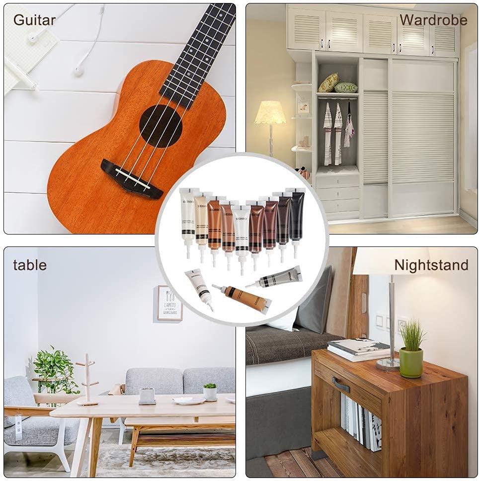 SEISSO Wood Repair Kit 12 Colors for Furniture, Floors, & More