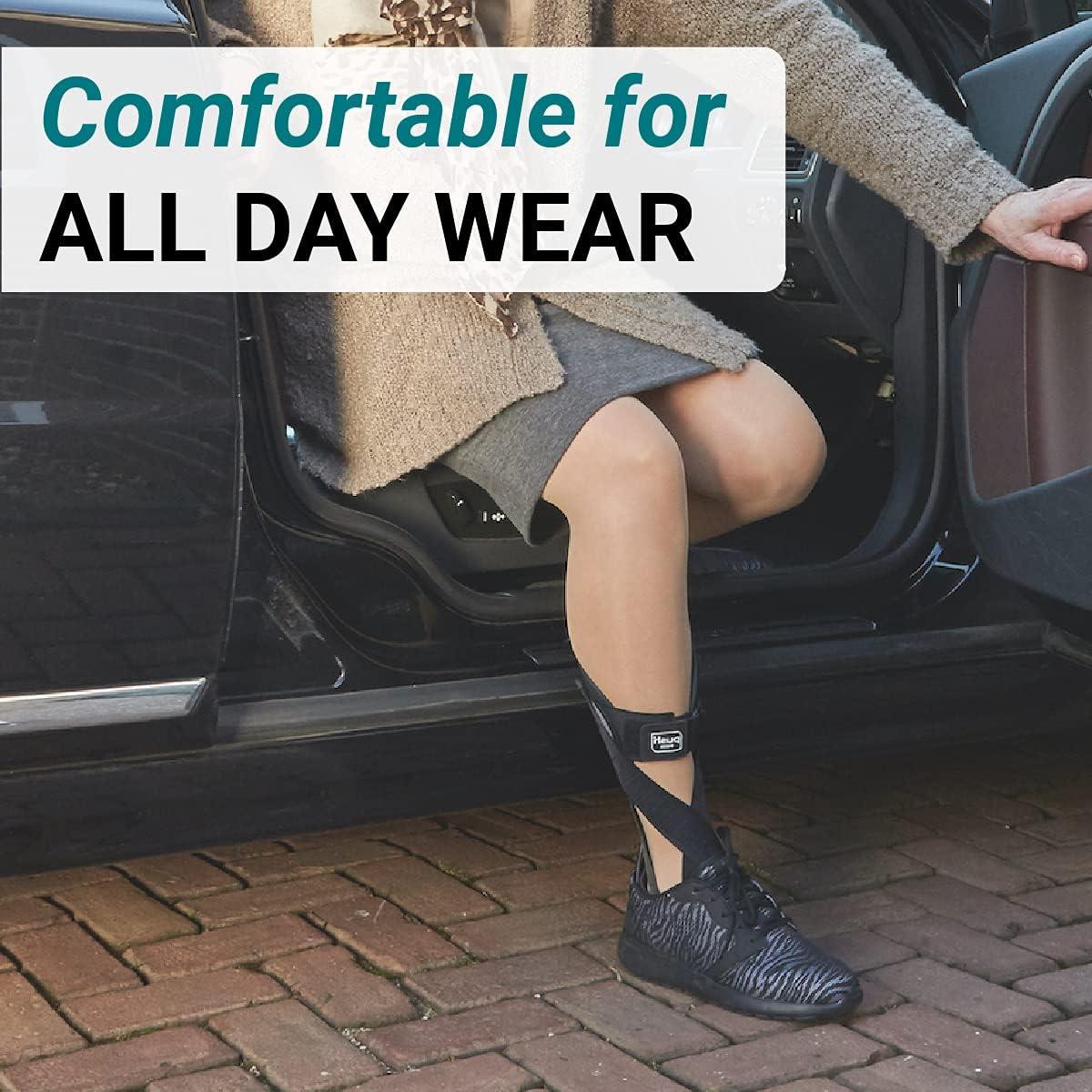 Best AFO Ankle Brace for Foot Drop | Support & Stabilize | Left Size 2 | Push