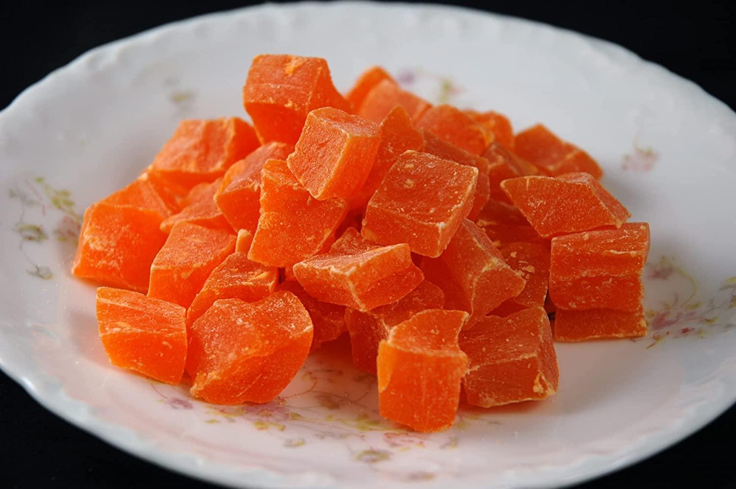 Dried Papaya Chunks (5 Lbs.) Diced Dried Papayas Best for Snacking & Baking Paw Paw Tree