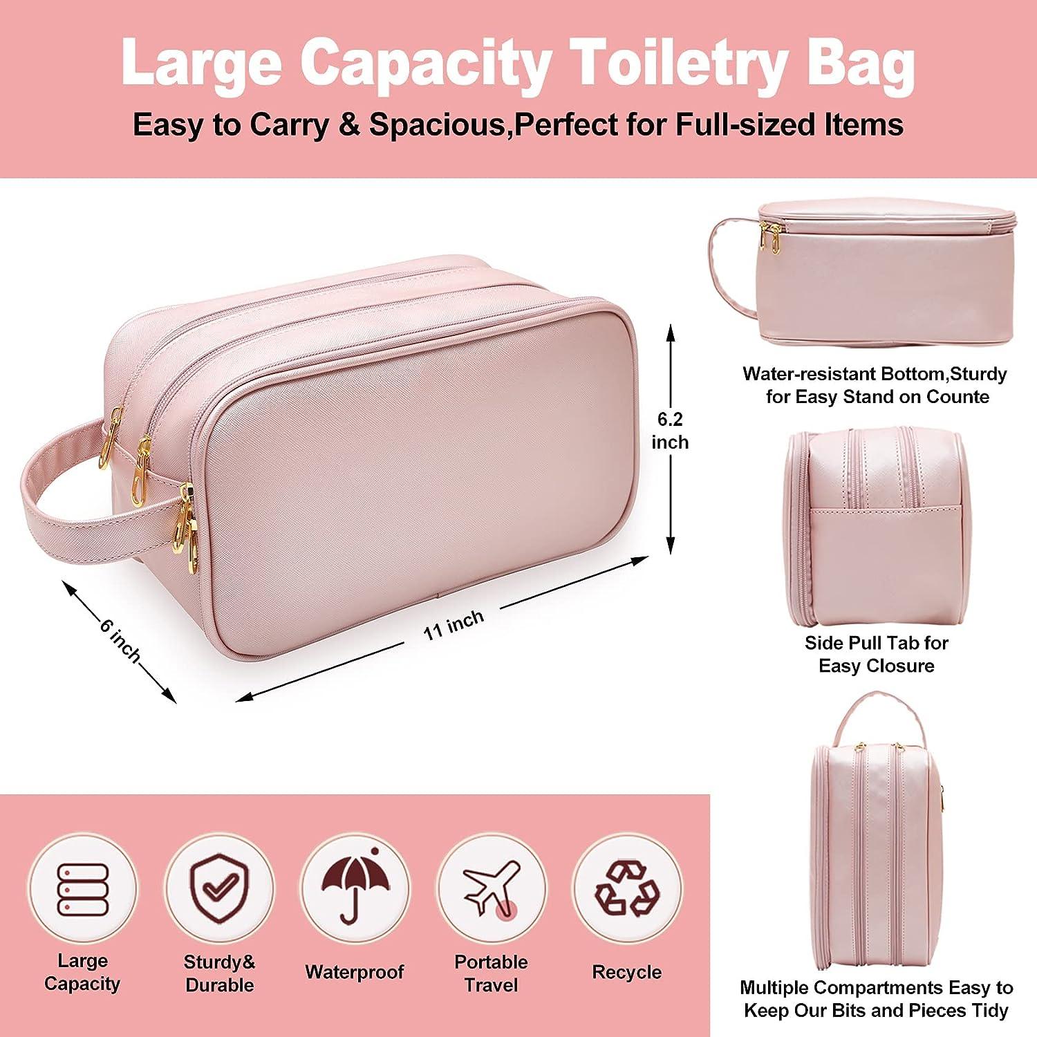 BAIMAY Makeup-Bag for Travel-Essentials,Water Resistant Toiletry