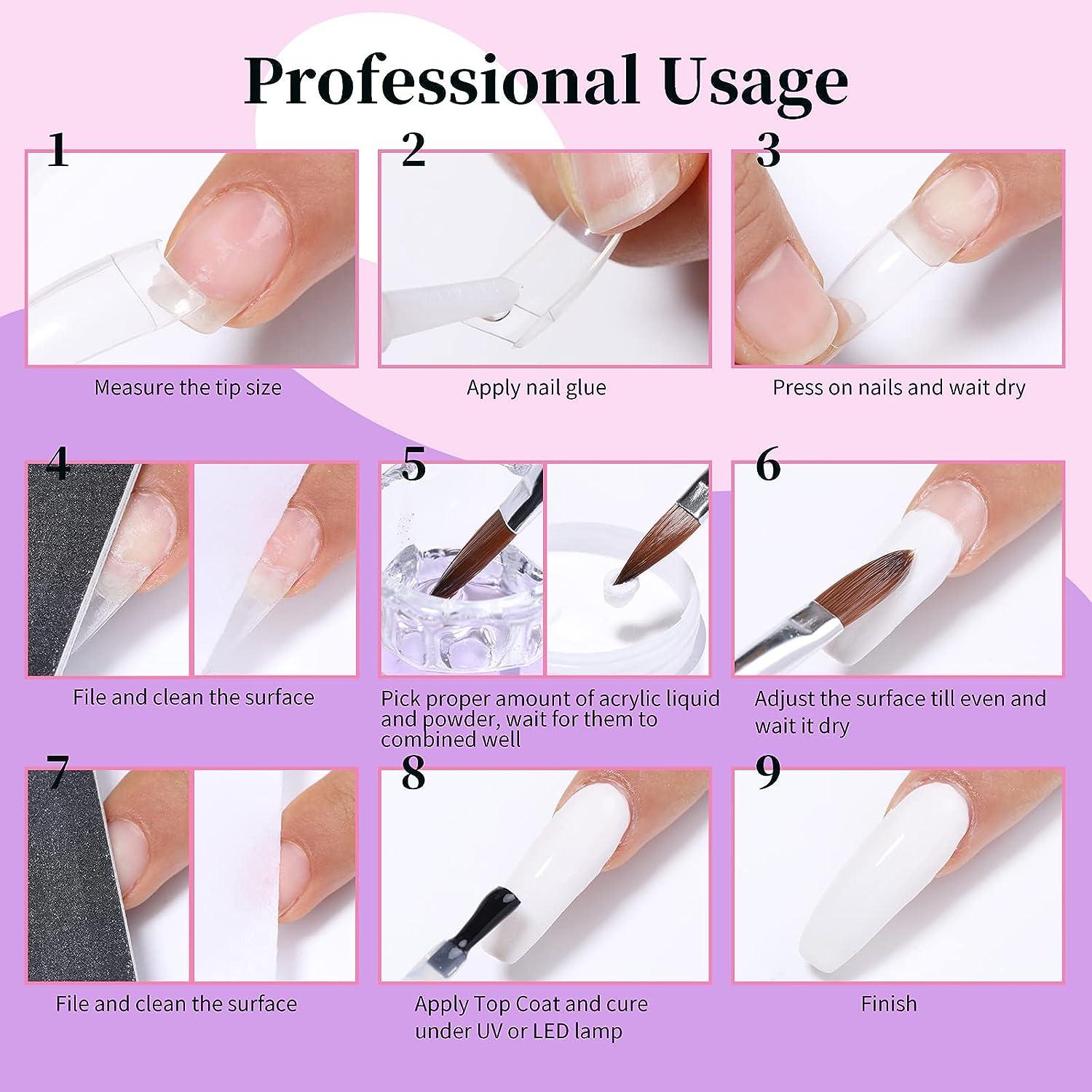 GEL & ACRYLIC EXTENSION WITH NAIL ART KIT | Glam Nails