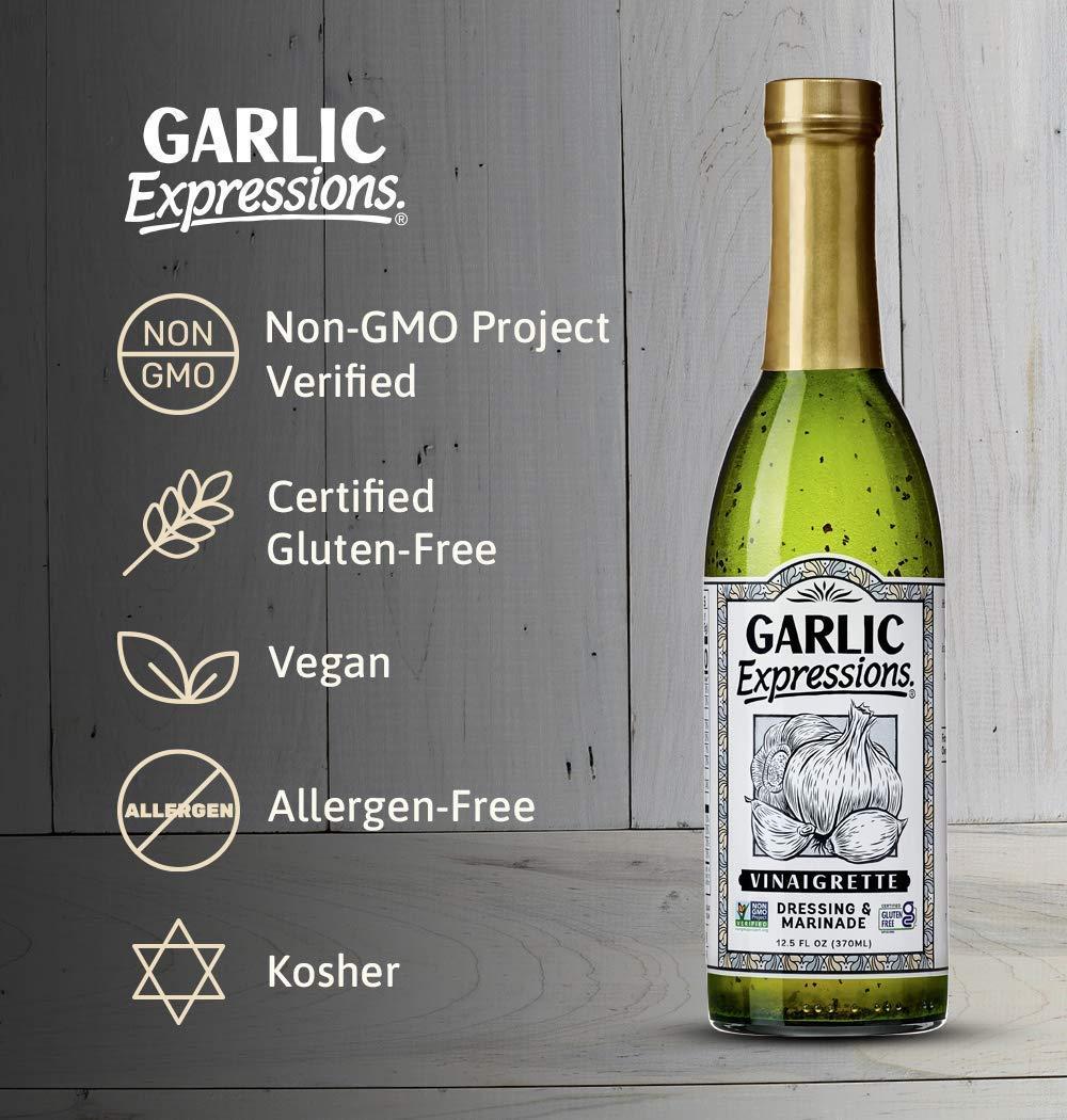 Garlic Expressions Vinaigrette Dressing 12.5 oz Authentic Flavor from