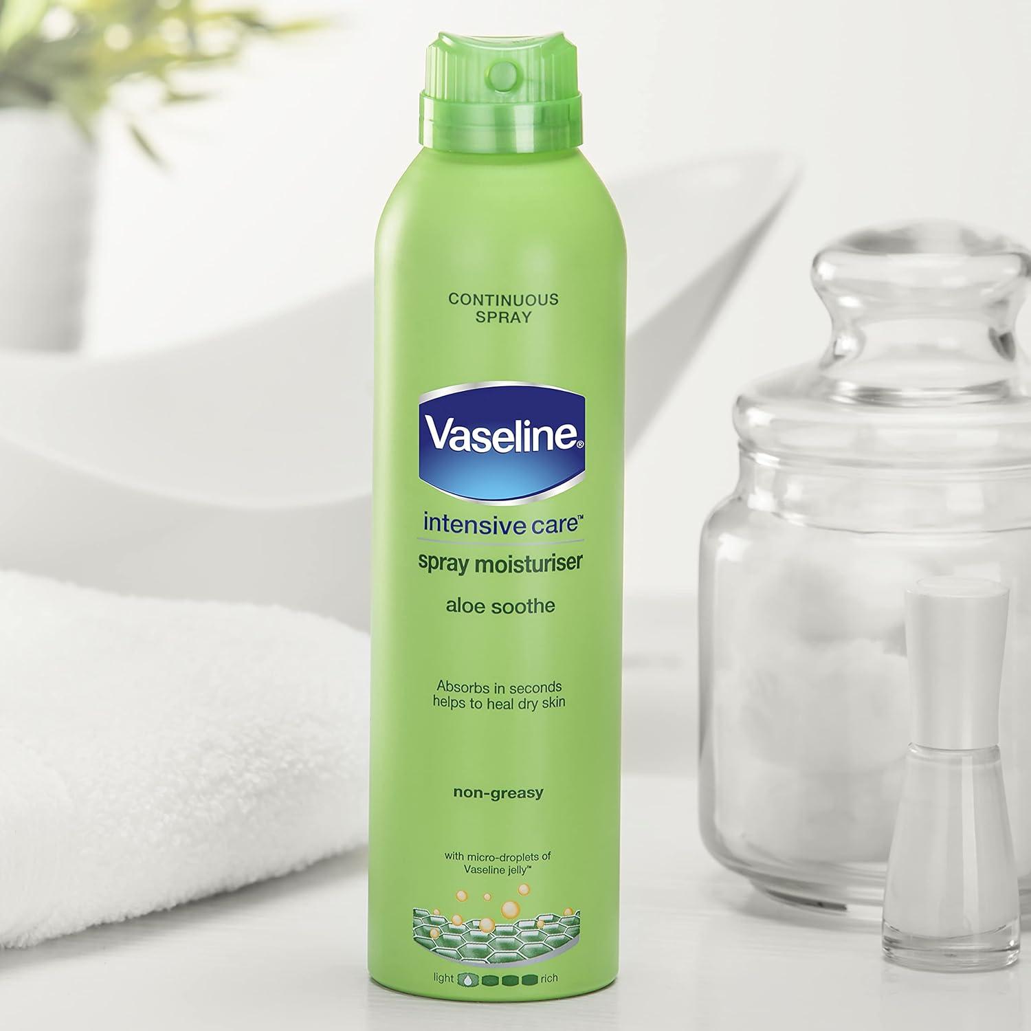 Vaseline Spray and Go Moisturizer Combo - Cocoa Radiance & Aloe Soothe (6.5  oz Each) - Hydrating Skincare for All Skin Types - International Shipping  Available | Buy Now with Express International Delivery | GoSupps.com