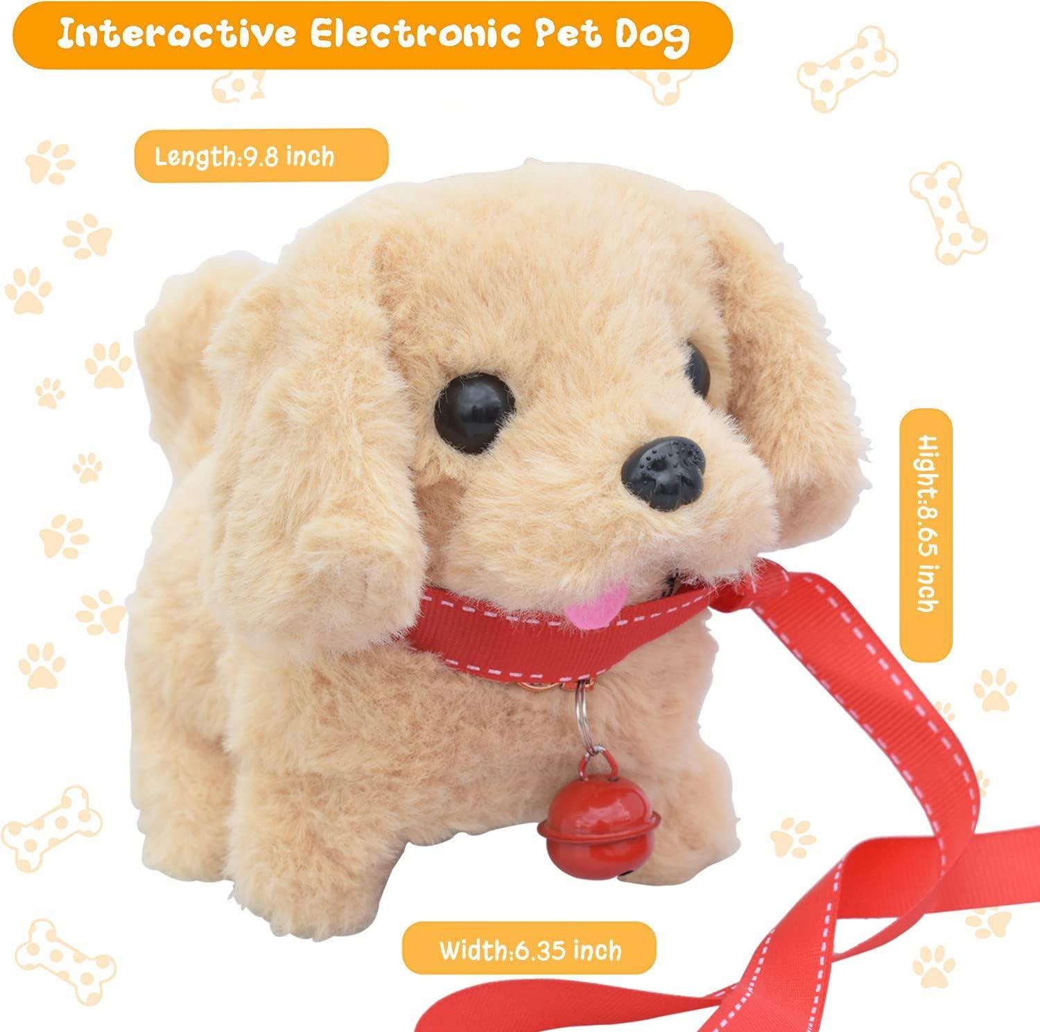 Robo Dog WorWoder Interactive Plush Puppy Walking, Barking